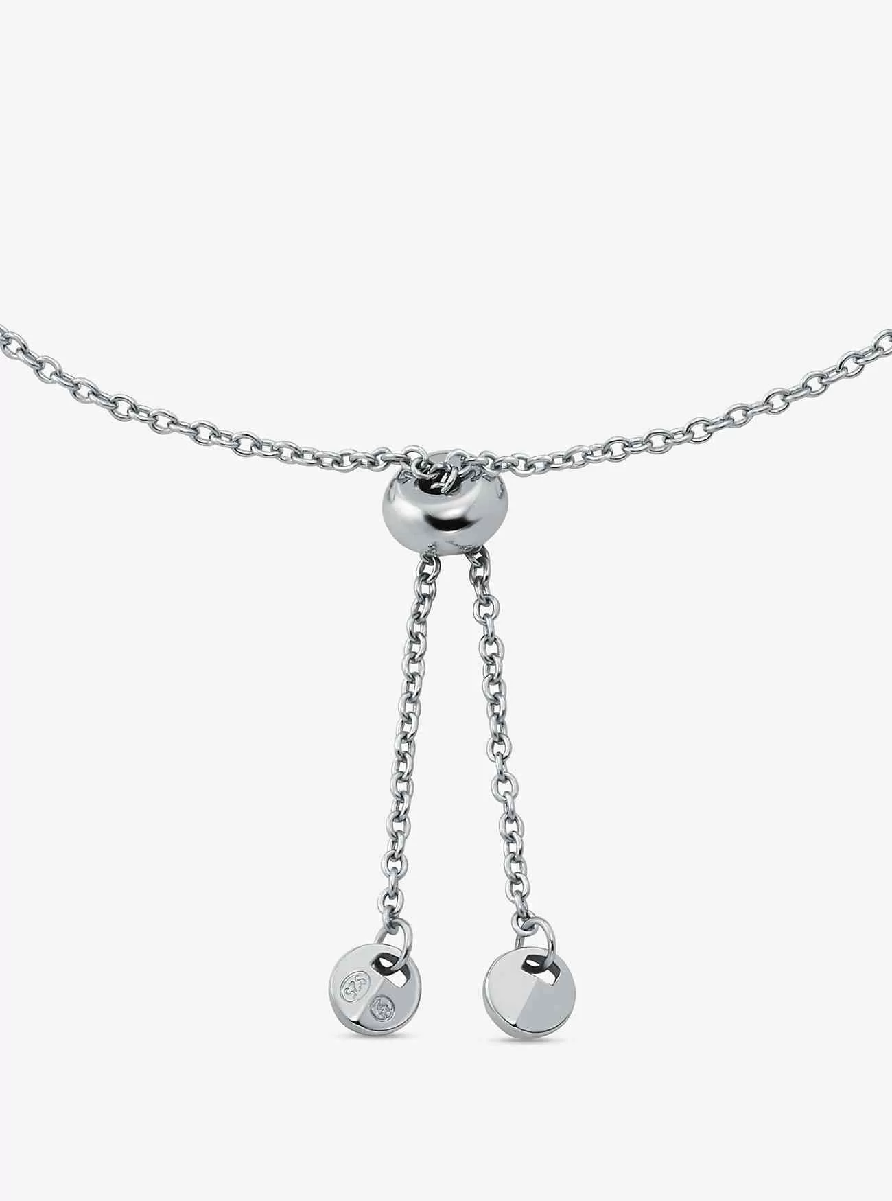 Ädelmetallpläterad Sterling Silver Pavé hjärtaarmband