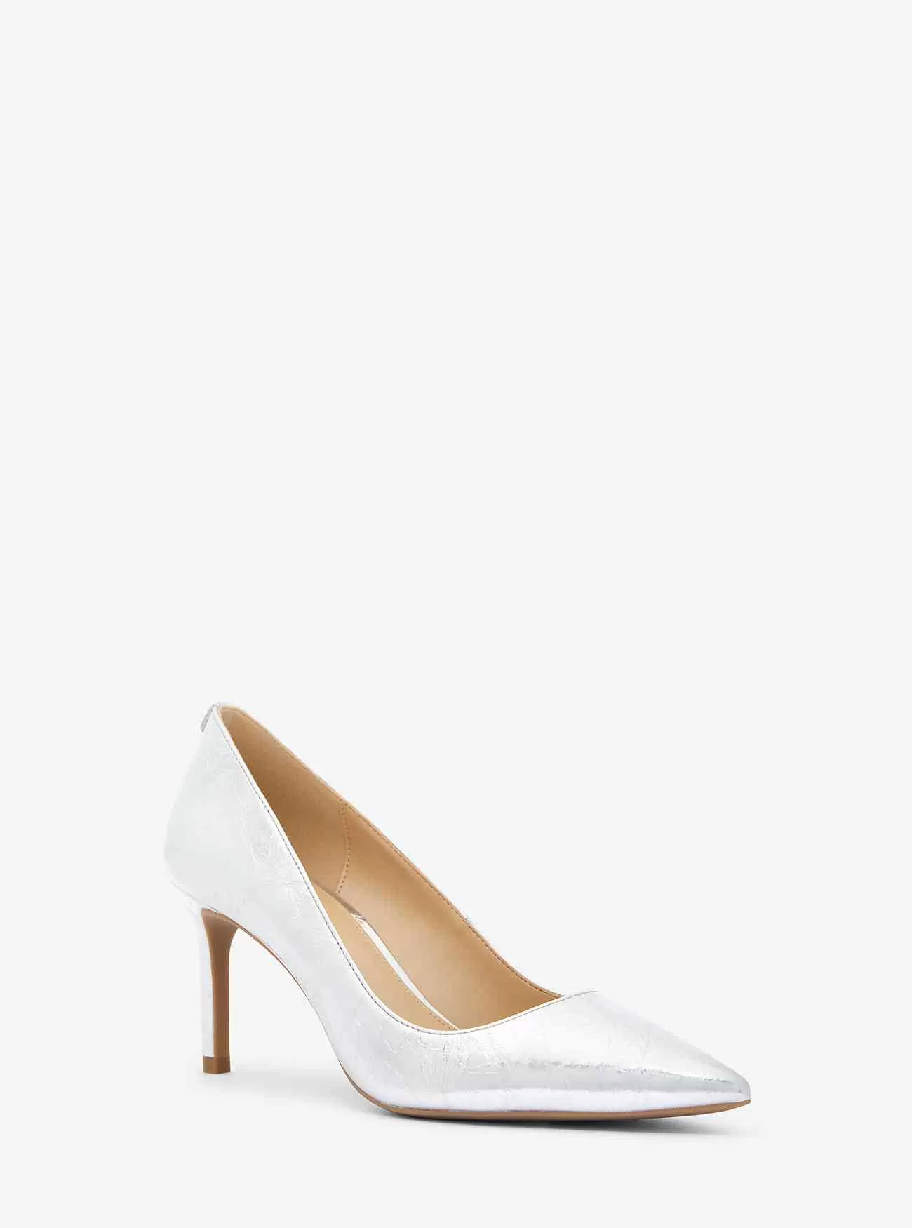 Alina Flex Crackled Metallic Läder Pump