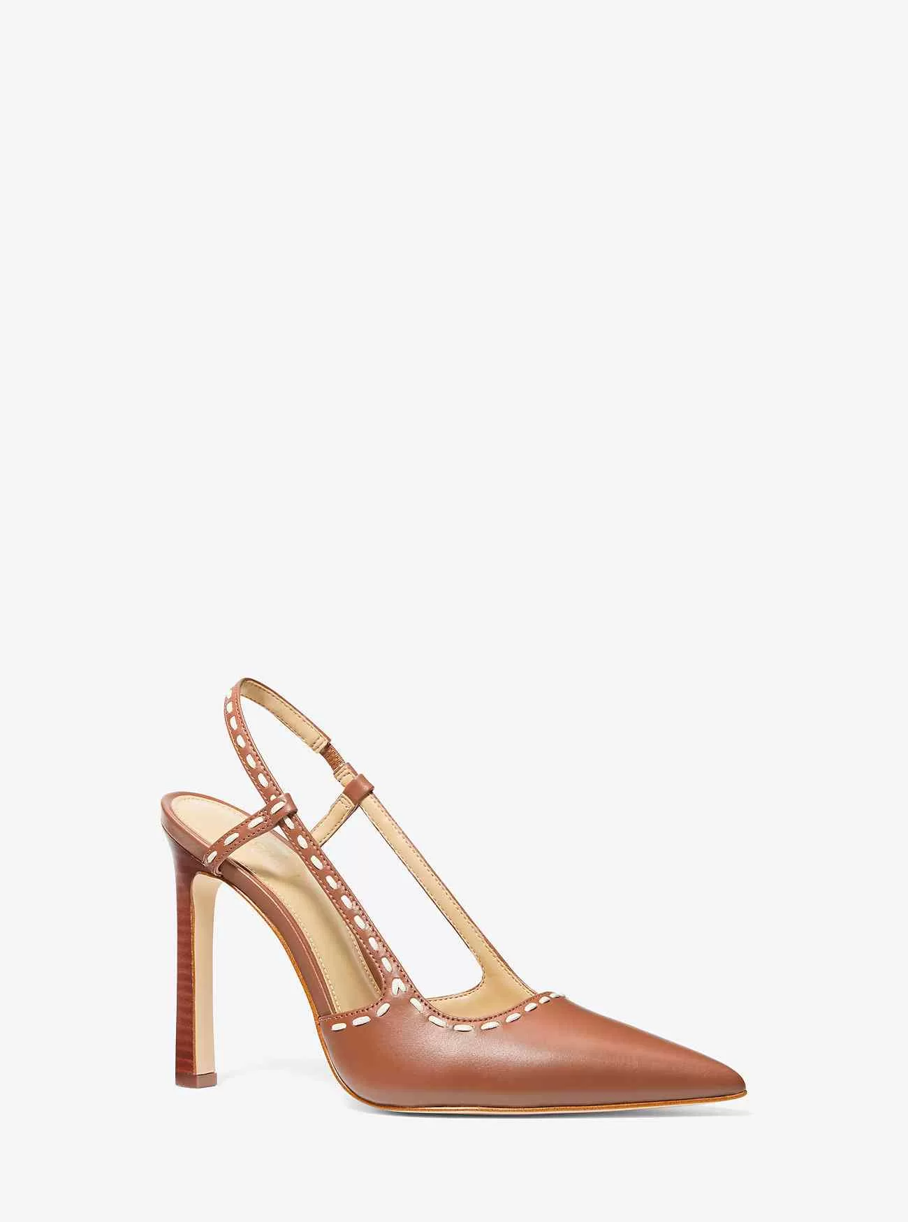 Alora handsydd läder Slingback Pump