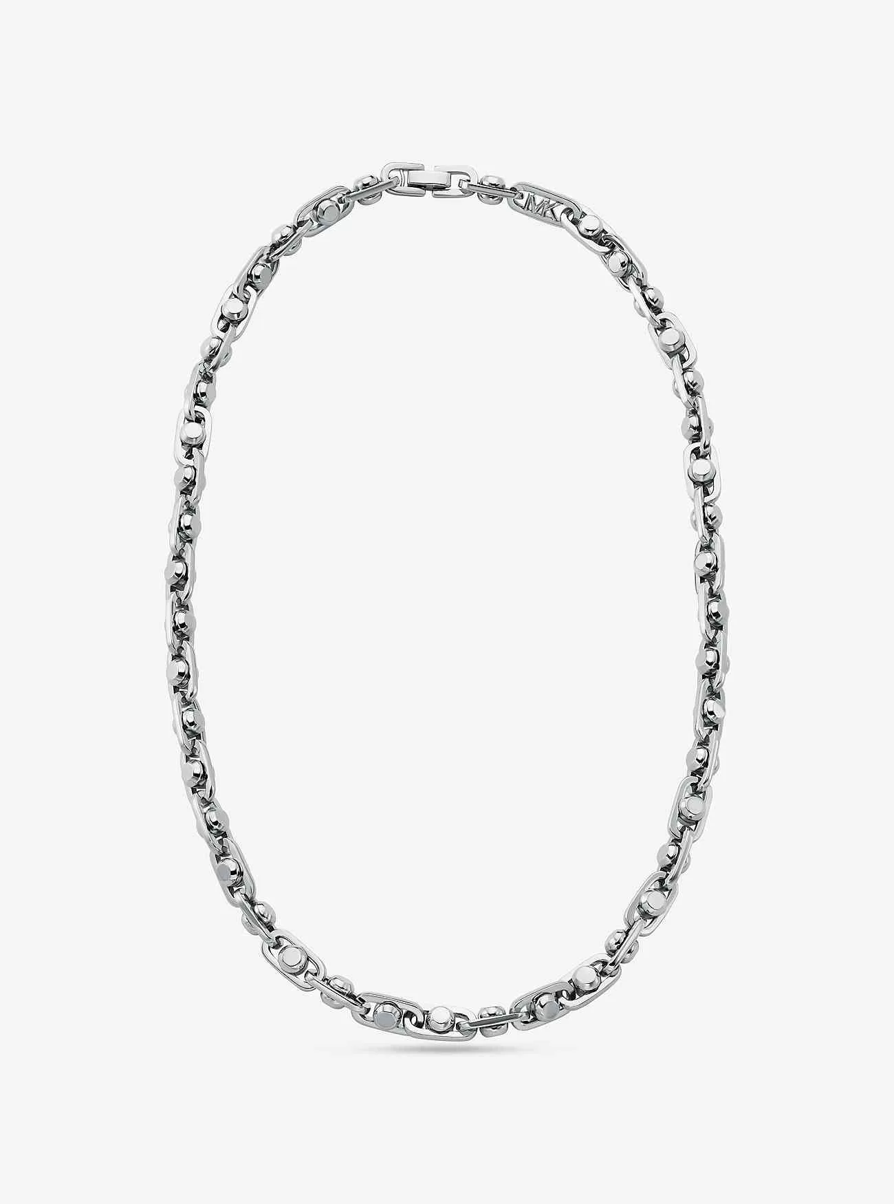 Astor Medium ädelmetallpläterad mässinglänkhalsband