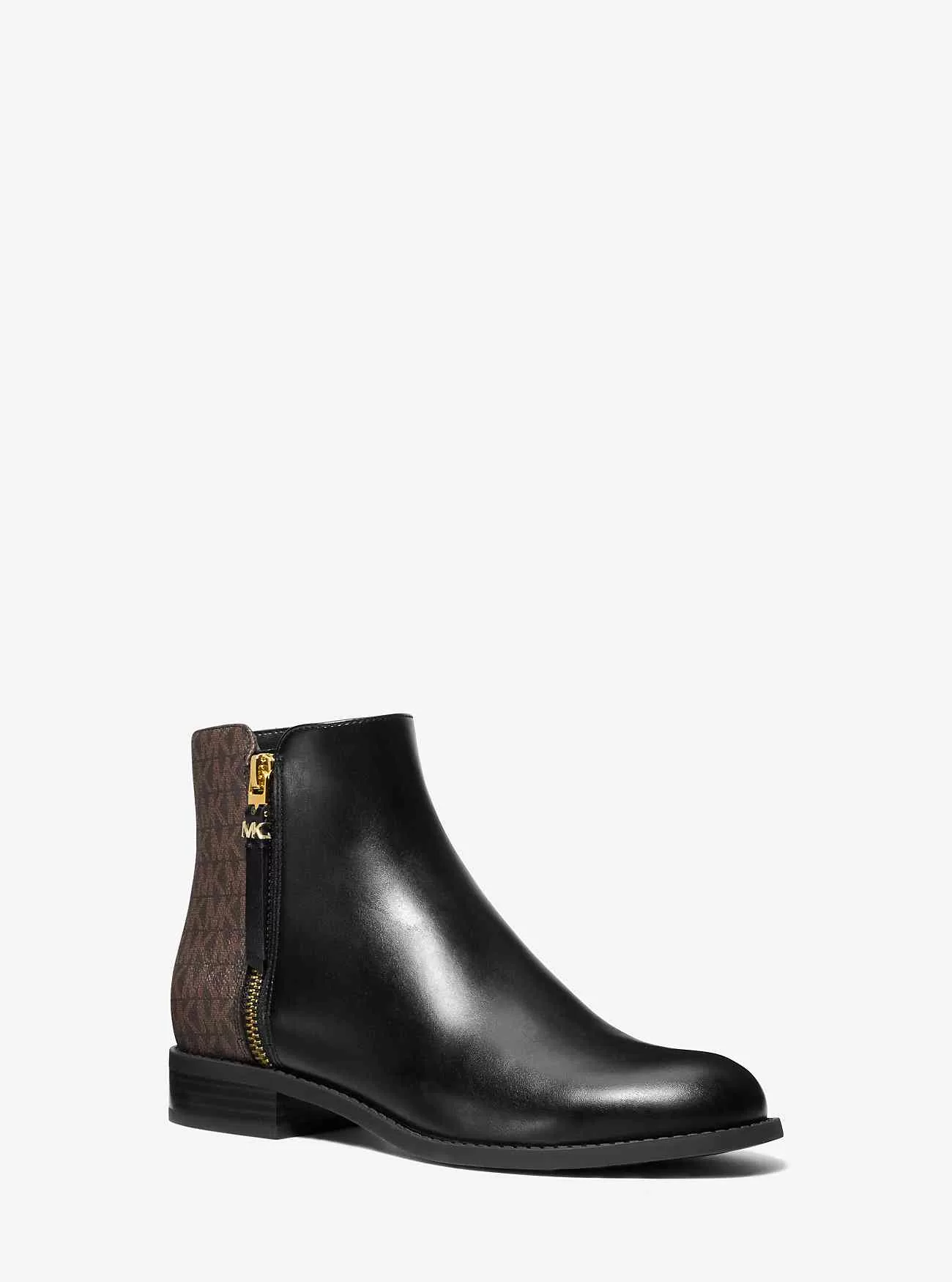 Britt Signature Logo Trim Ankel Boot