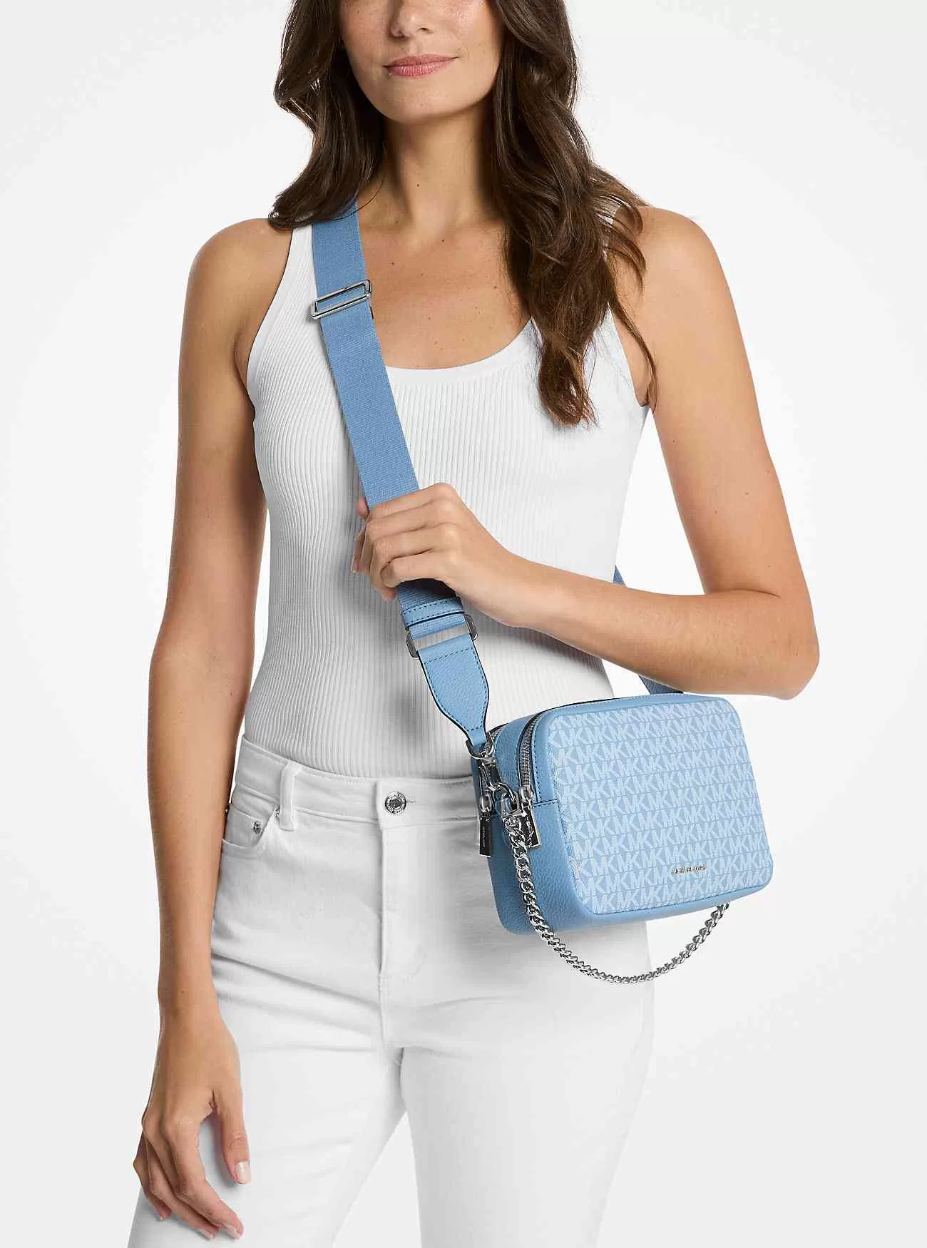 Bryant Medium Signature Logo Camera Crossbody Bag Bryant Medium Signature Logo Camera Crossbody Bag