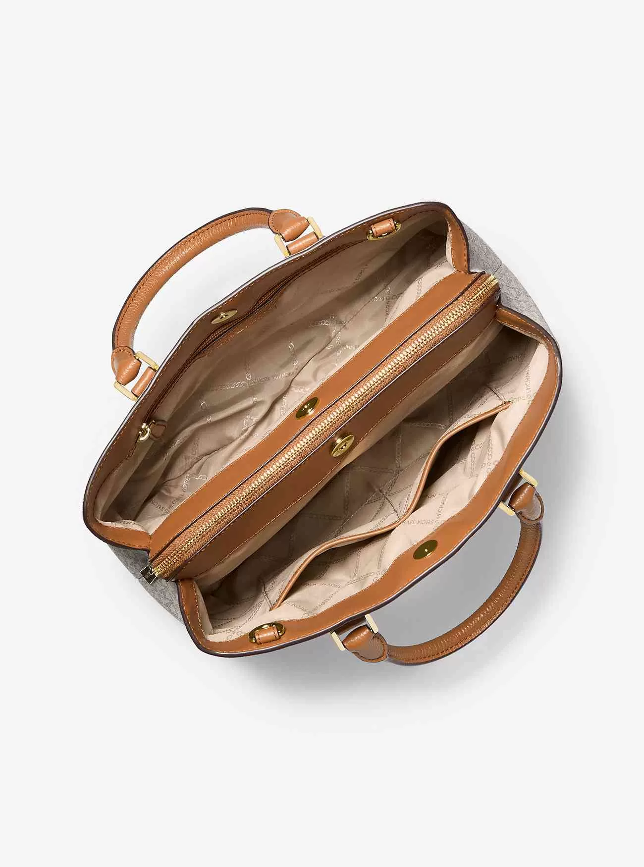 Camille Large Logo och Läderväska