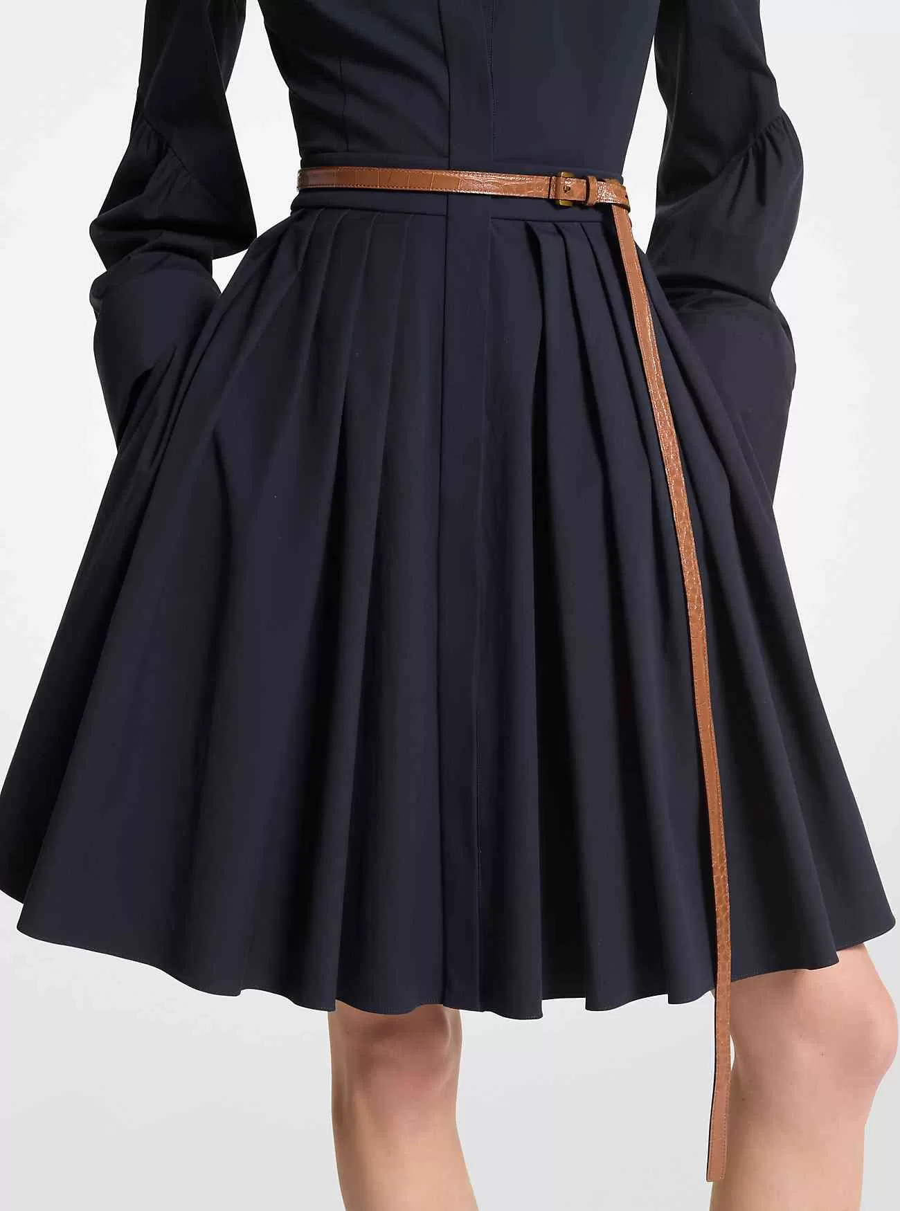 Carolyn krokodilpräglat läderbälte