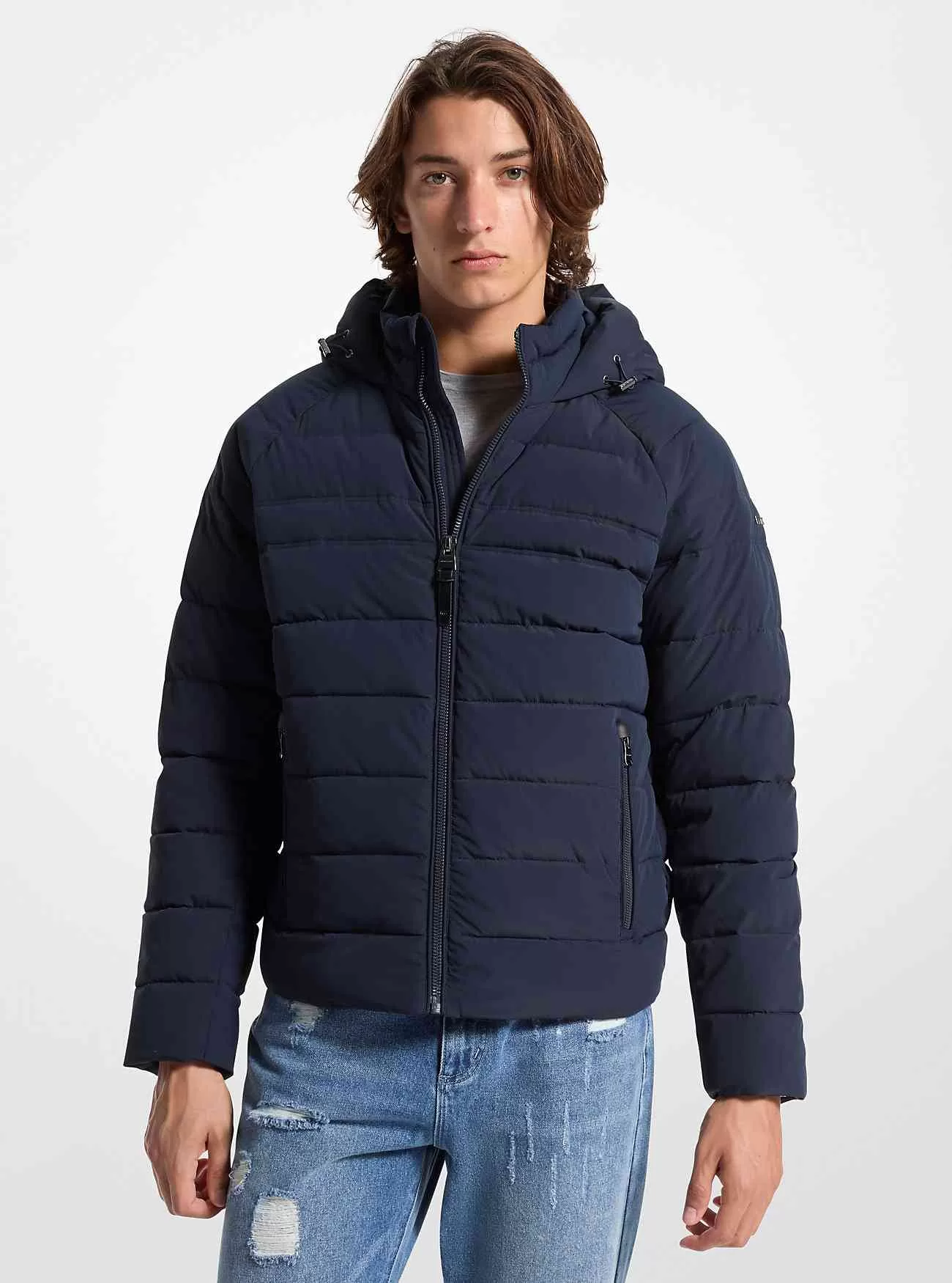 Clarkston Packable Quilted Huvjacka