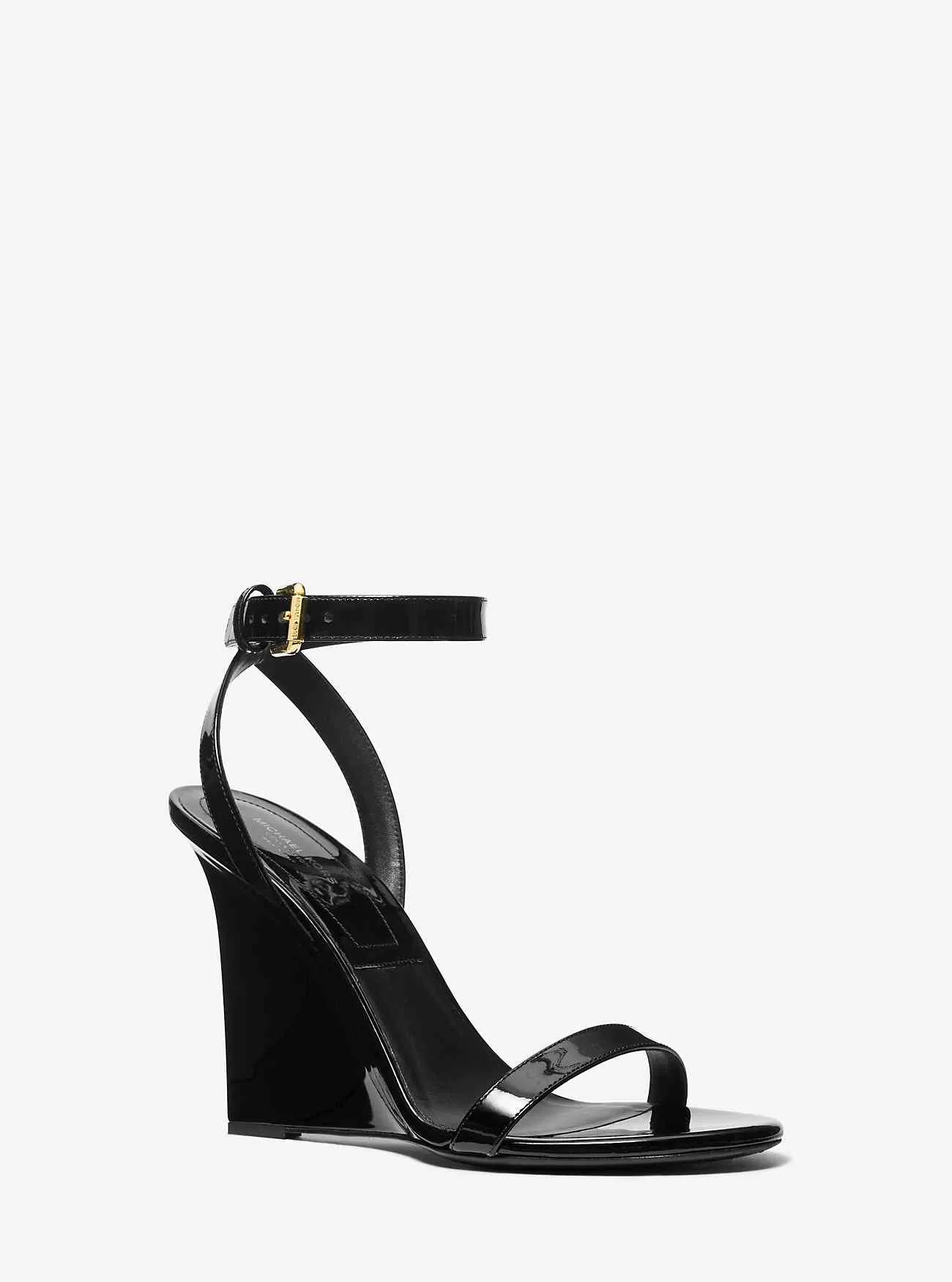 Claudia Lackläder Wedge Sandal