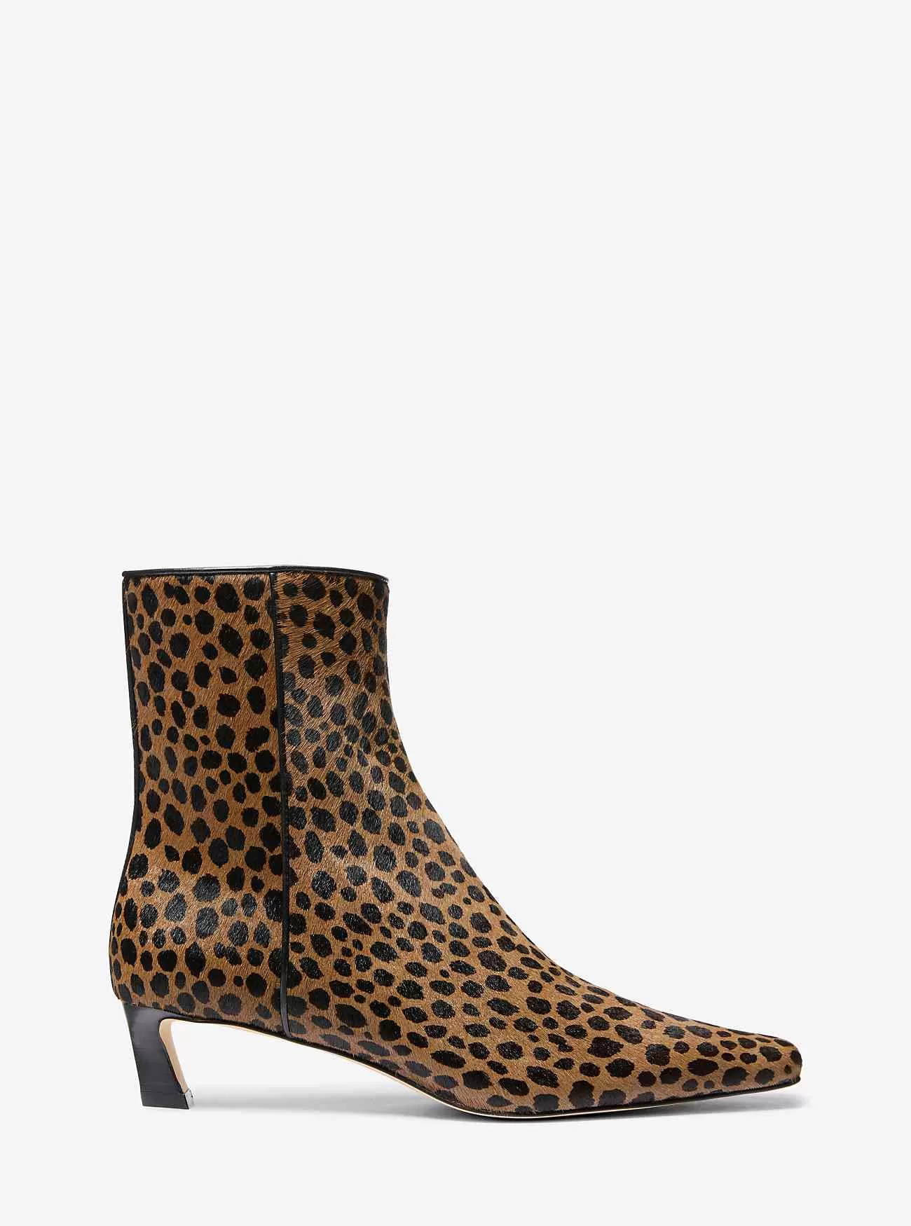 Cosmo Cheetah Print kalvhårsstövel