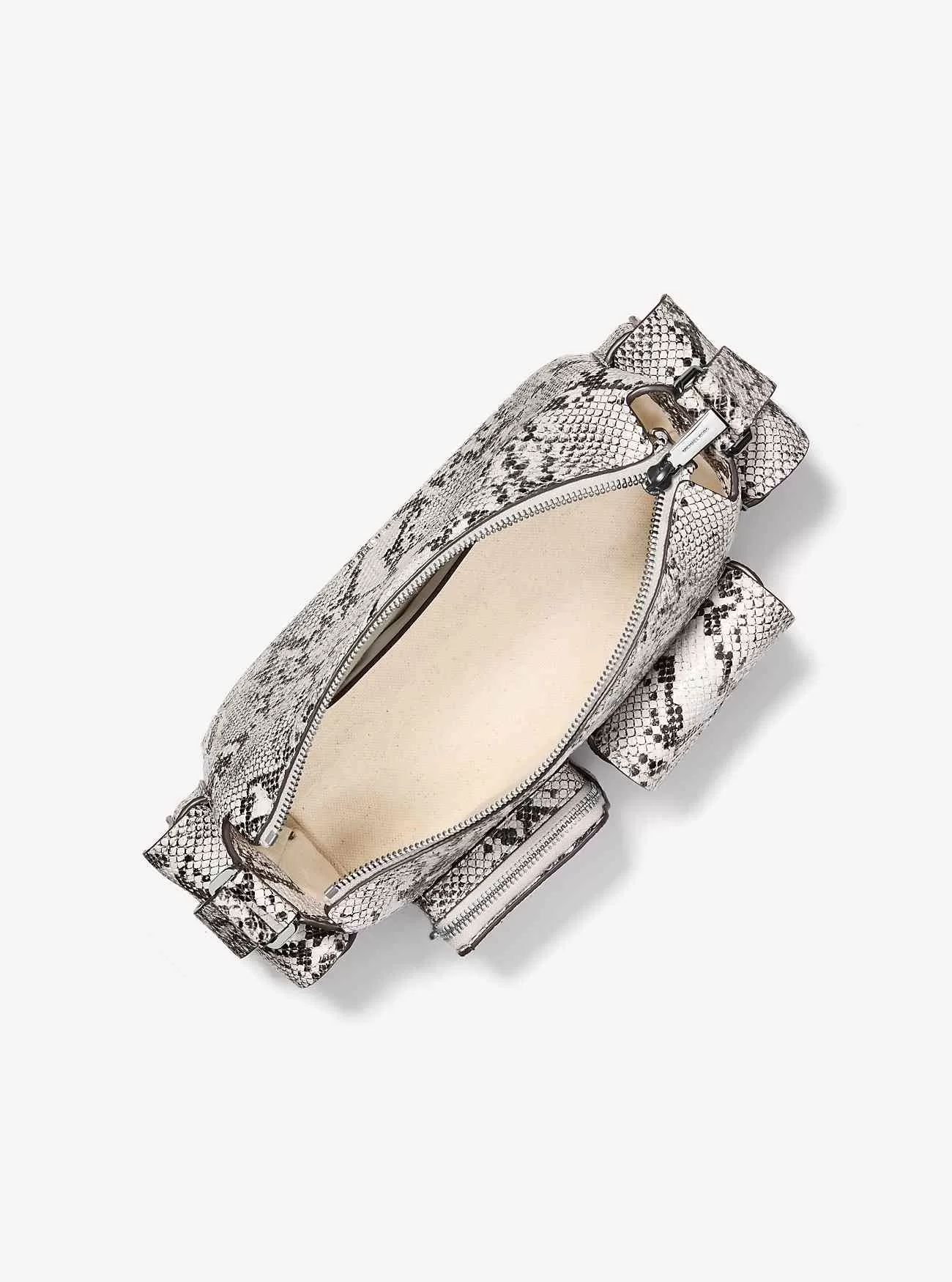 Dakota Medium Snake Relief Läder Axelväska