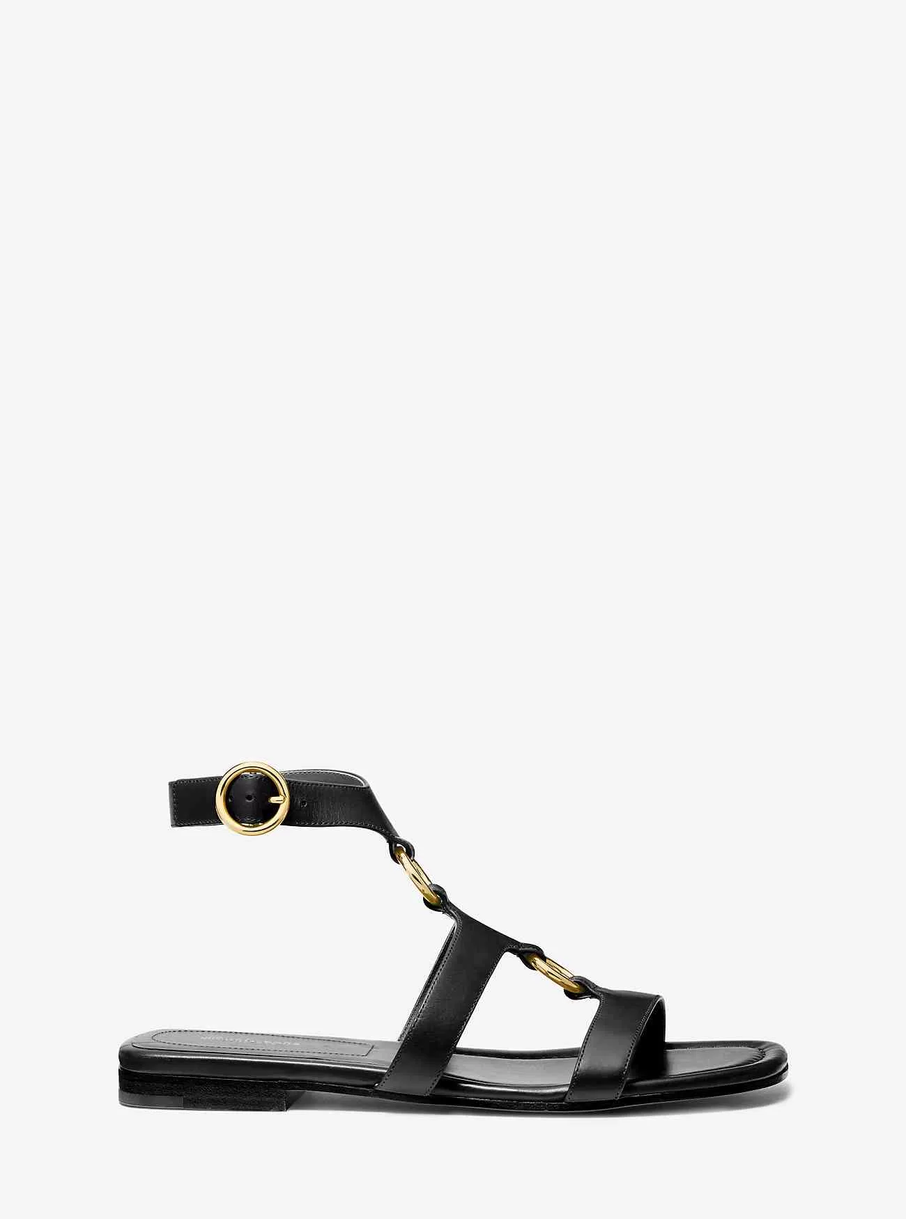 Dammig Ring Läder Sandal