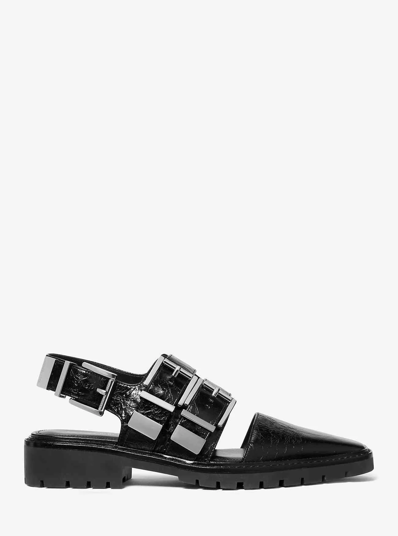 Darrington Crackled Lack Slingback Loafer