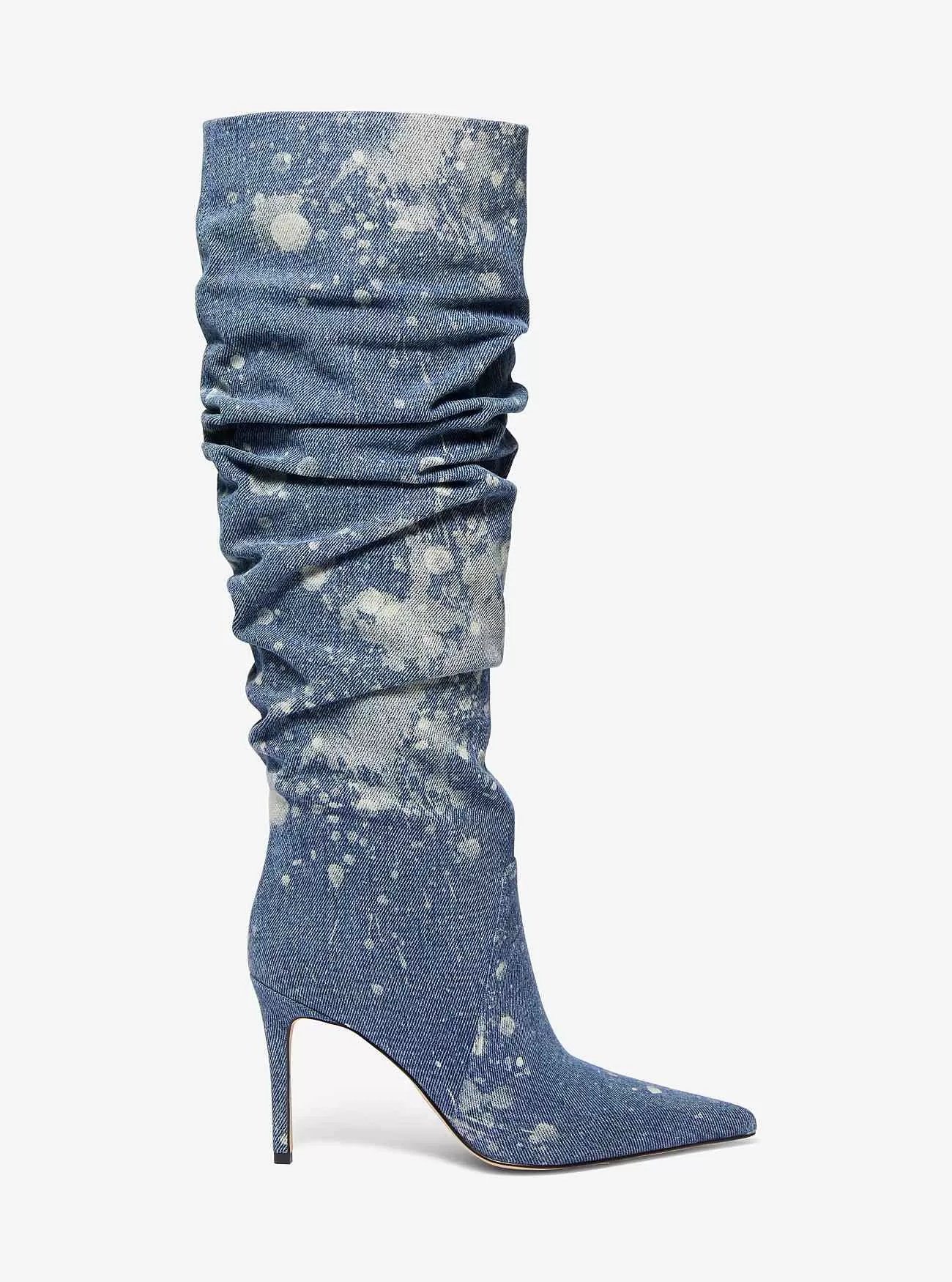 Dawn Splattered Denim Boot
