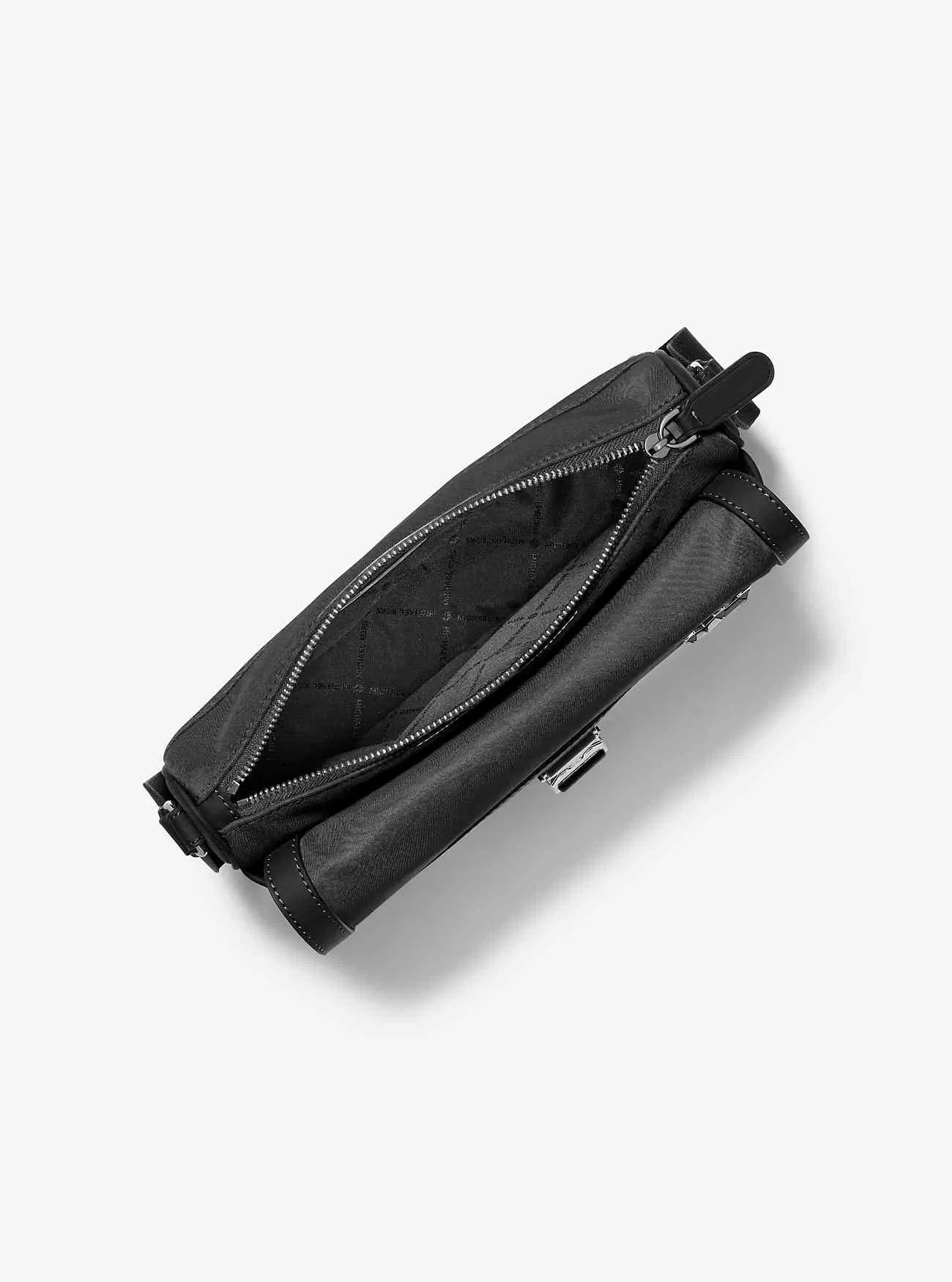 Eli Nylon Messenger Bag med dragkedja