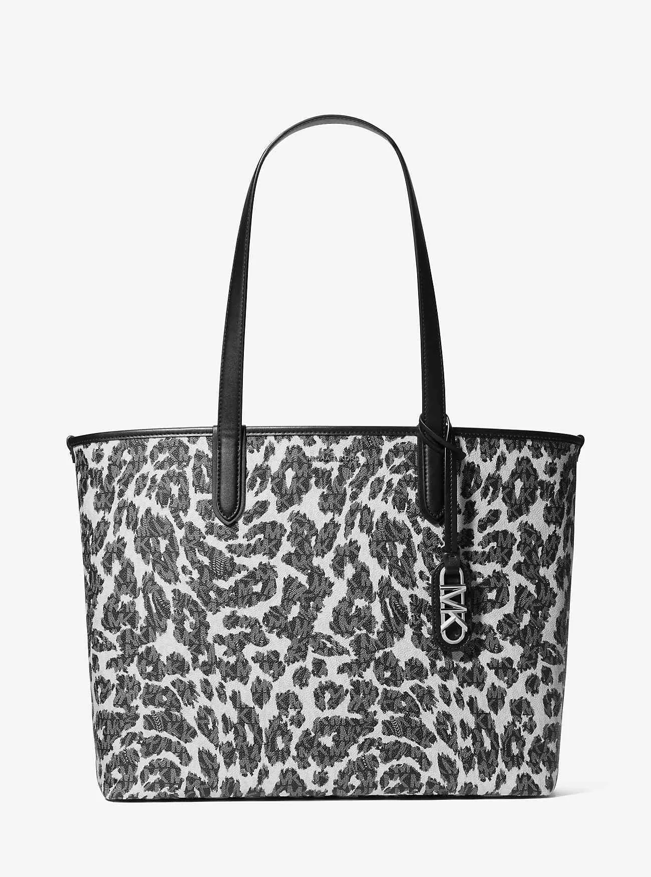 Eliza Extra-Large Leopard Logo Tygväska