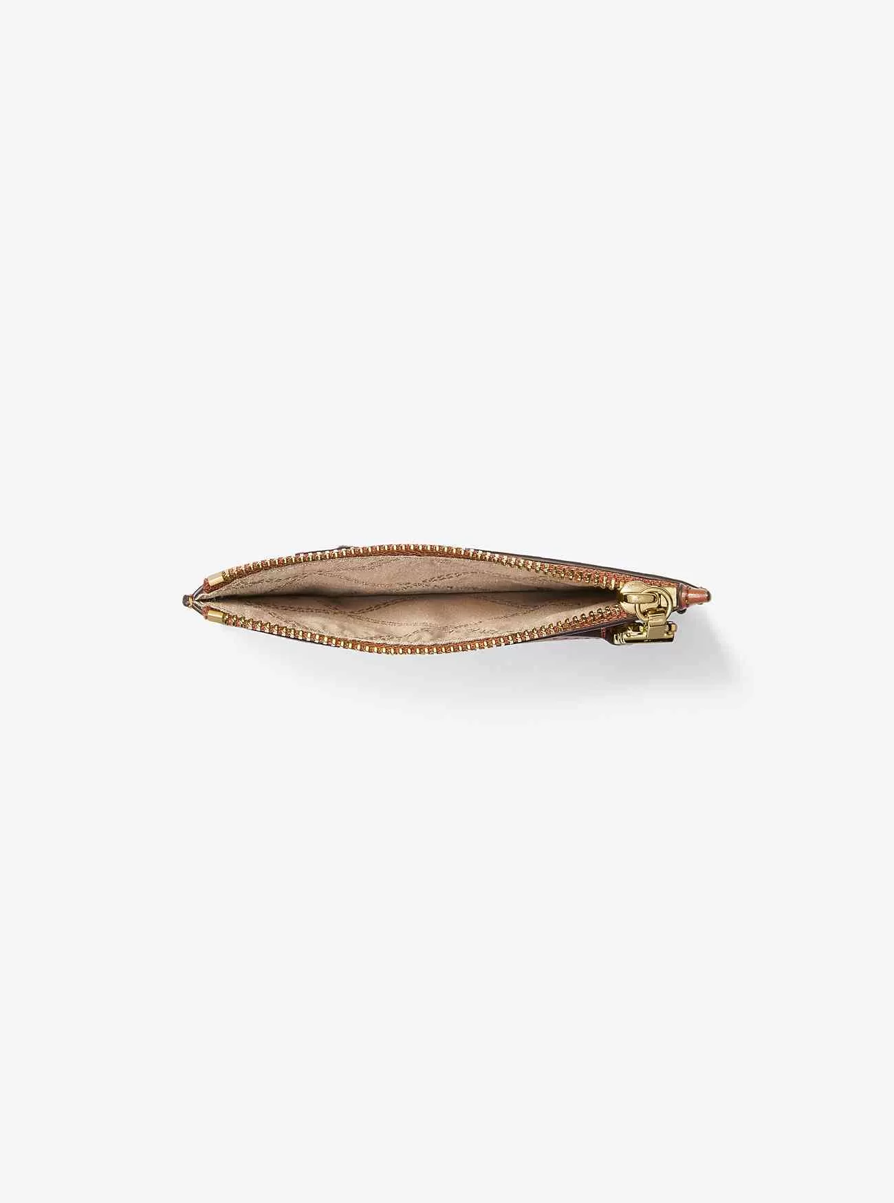 Empire Small Two-Tone Pebbled Leather Card-fodral