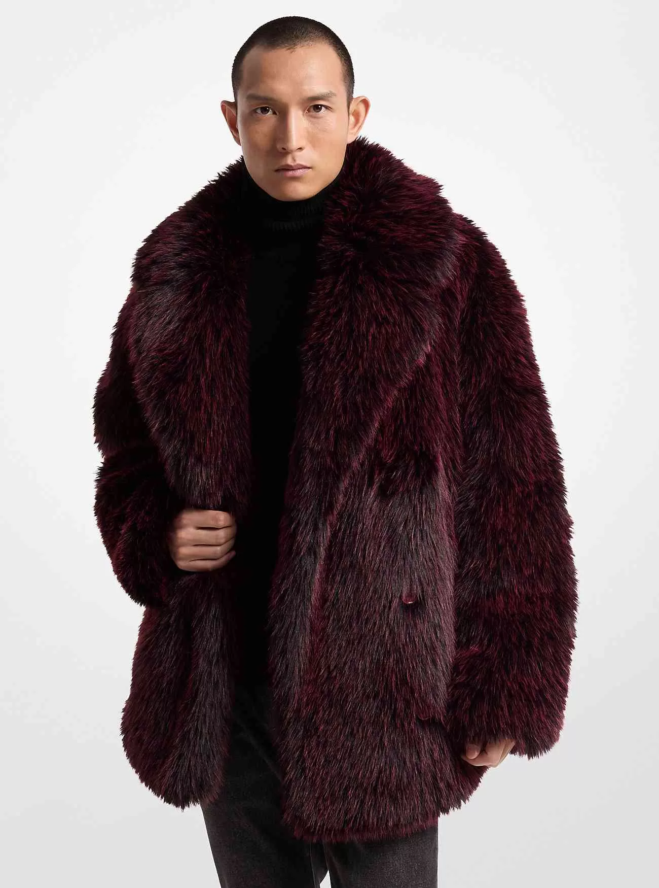 Faux Fur Peacoat Faux Fur Peacoat