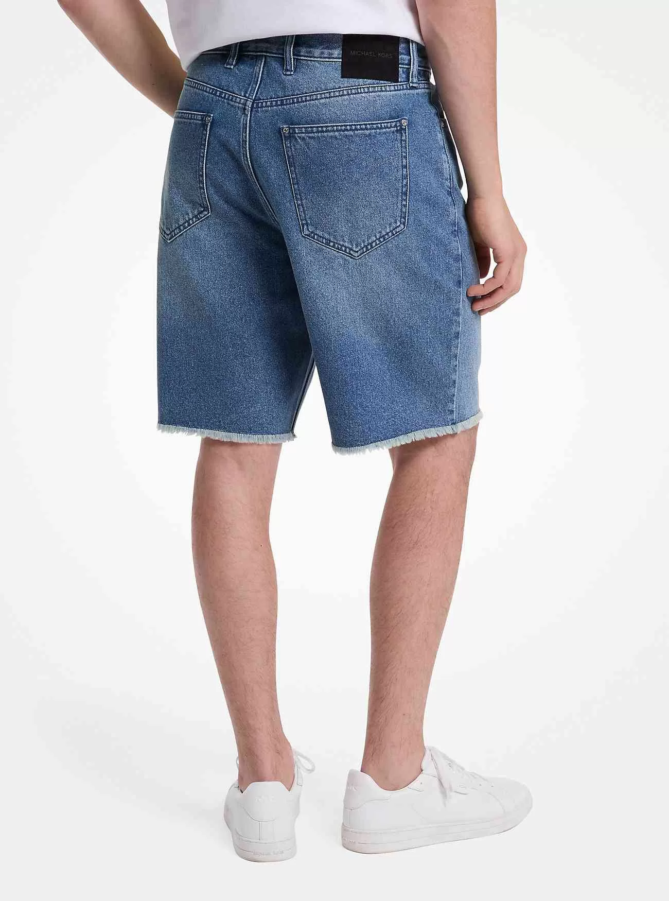 Frayed jeansshorts