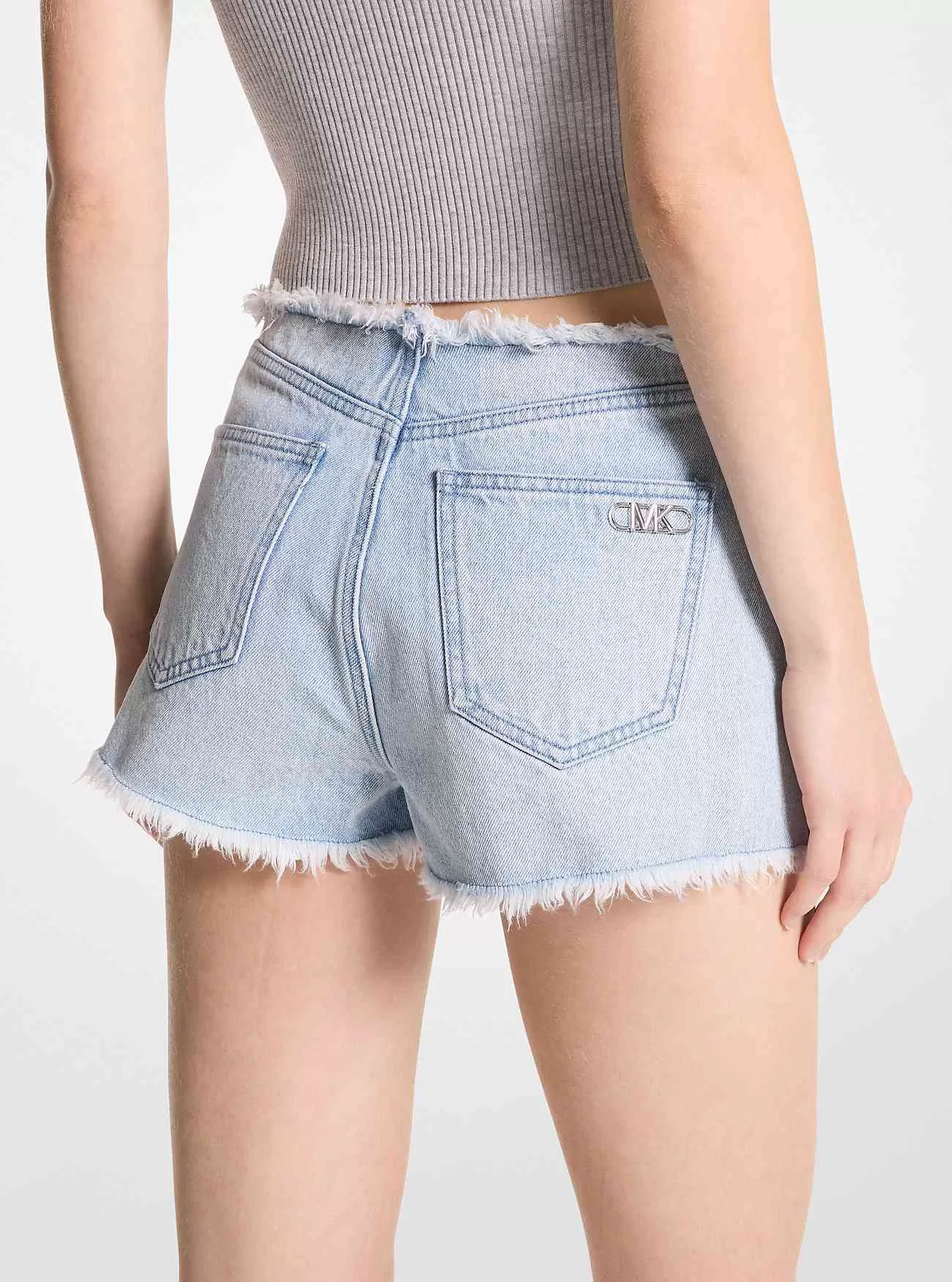 Frayed jeansshorts