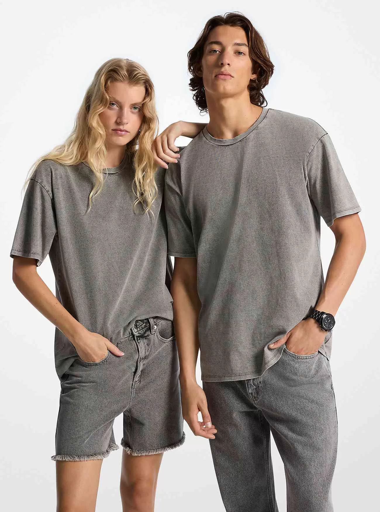 Garment Wash Cotton Jersey T-shirt