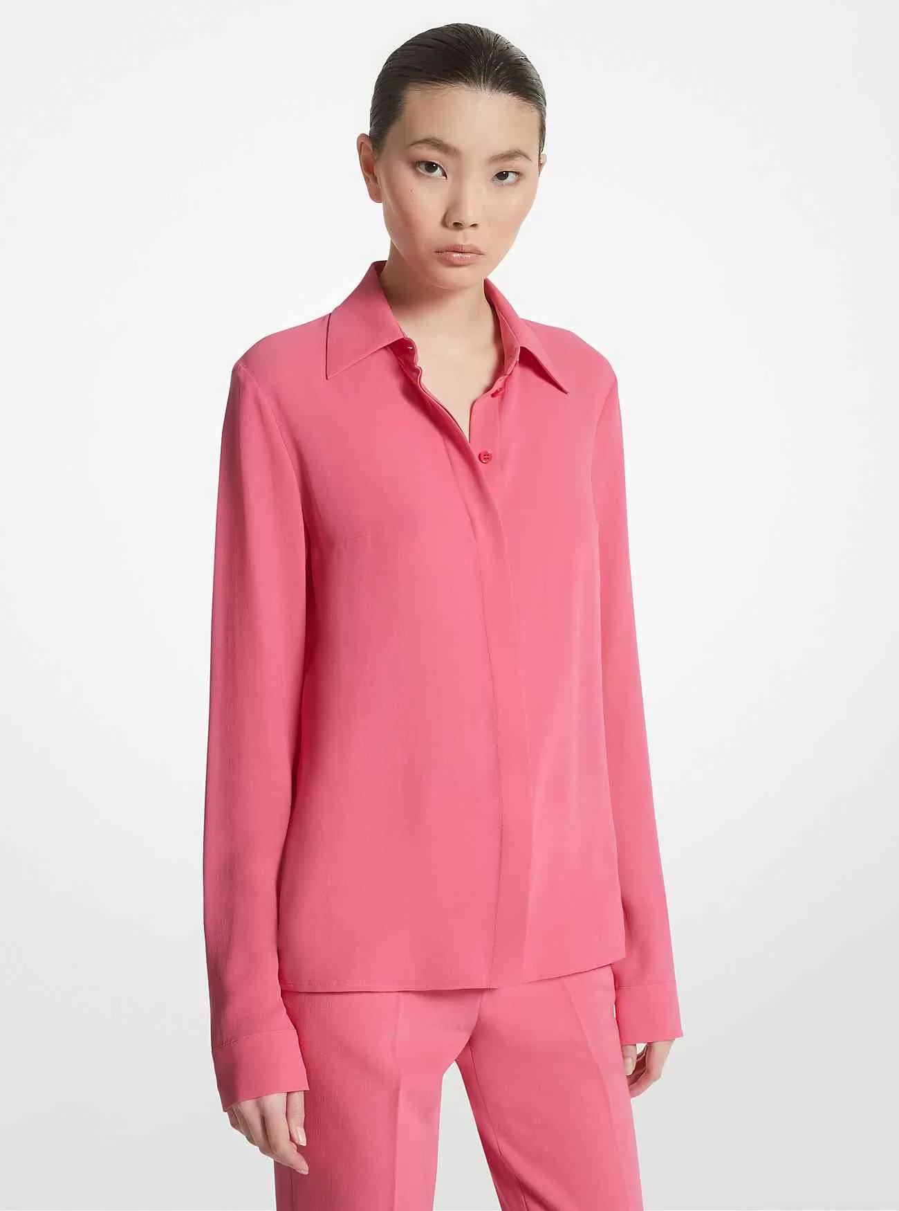 Hansen Georgette-skjorta i siden