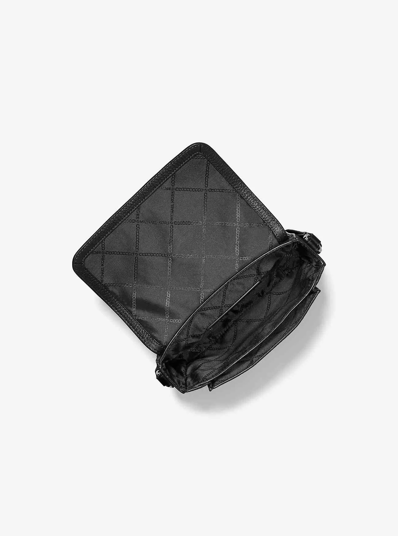 Hudson Pebbled Läder Crossbody-väska