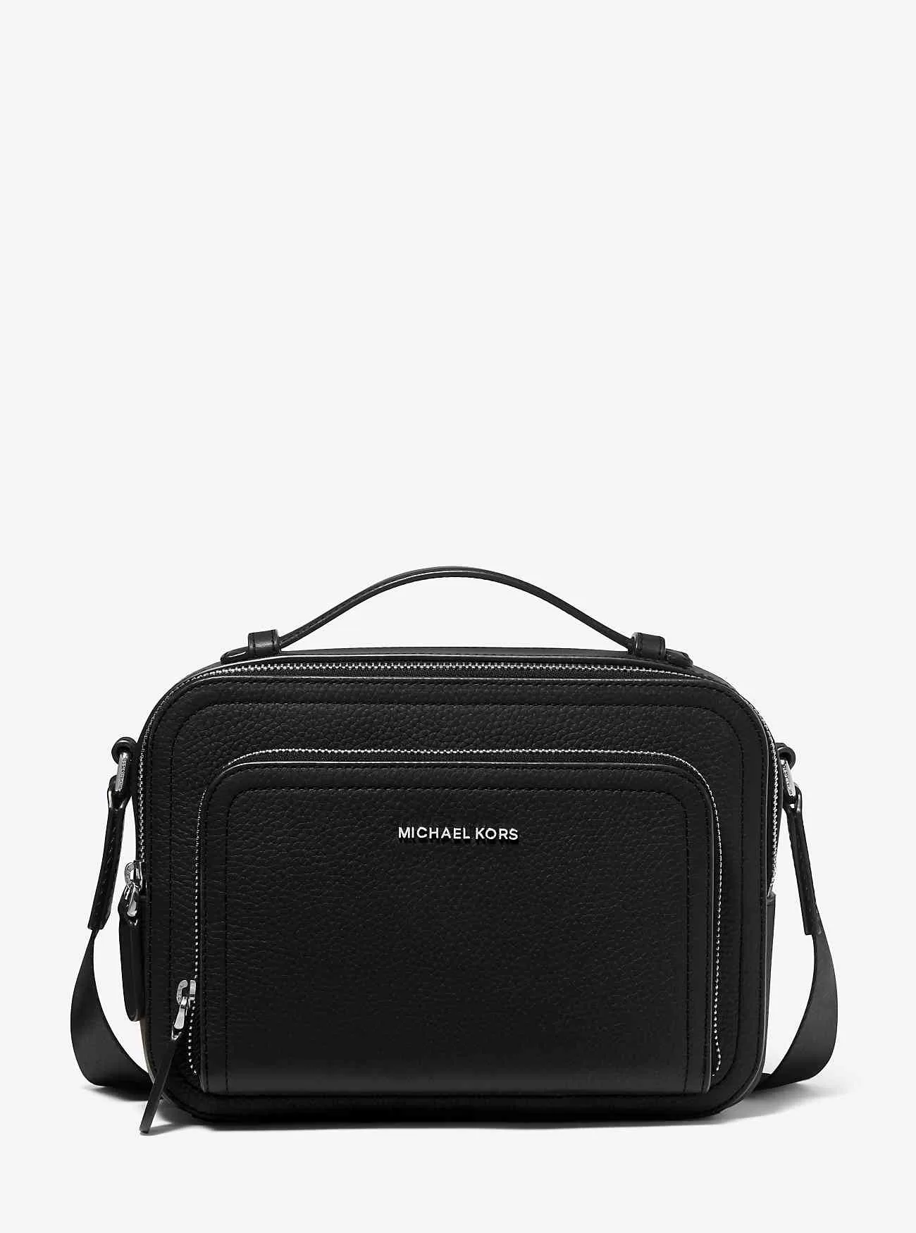 Hudson Pebbled Läder Crossbody-väska