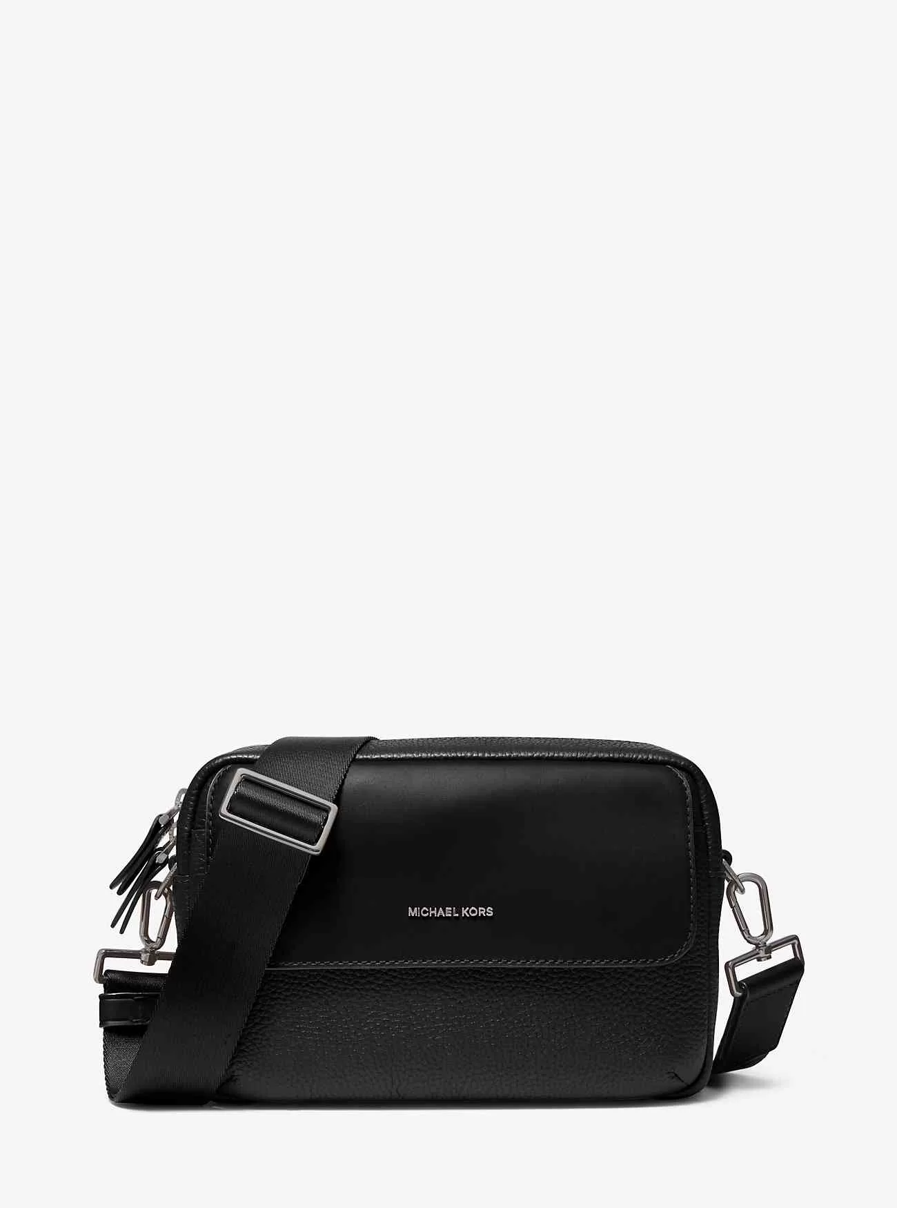 Hudson Pebbled Läder Crossbody-väska