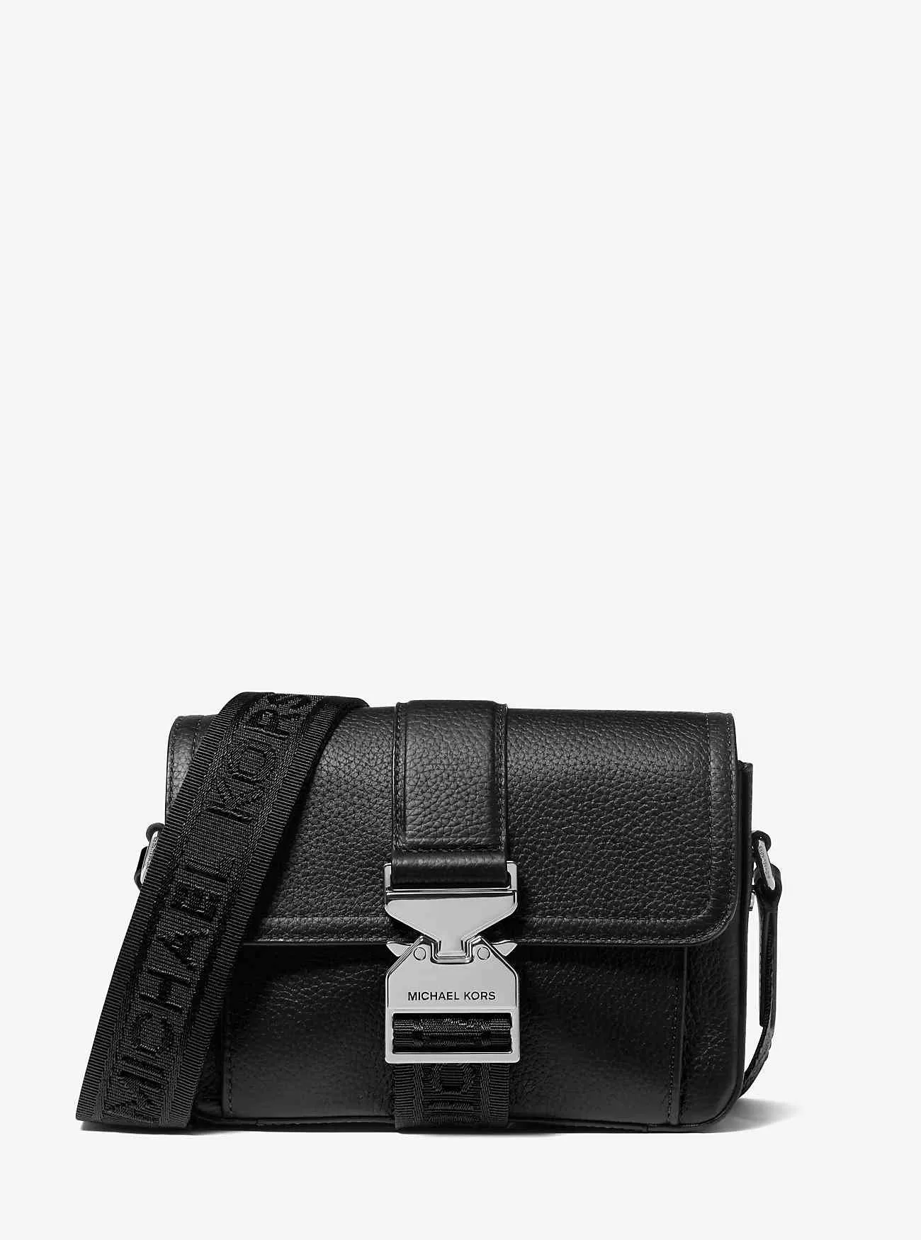 Hudson Pebbled Läder Crossbody-väska
