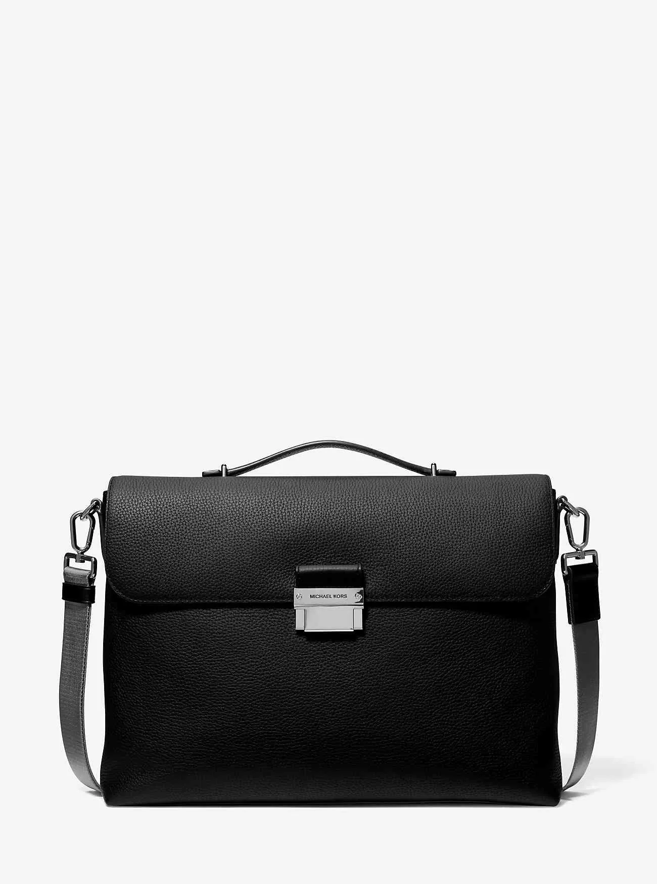 Hudson Pebbled Läder Portfölj