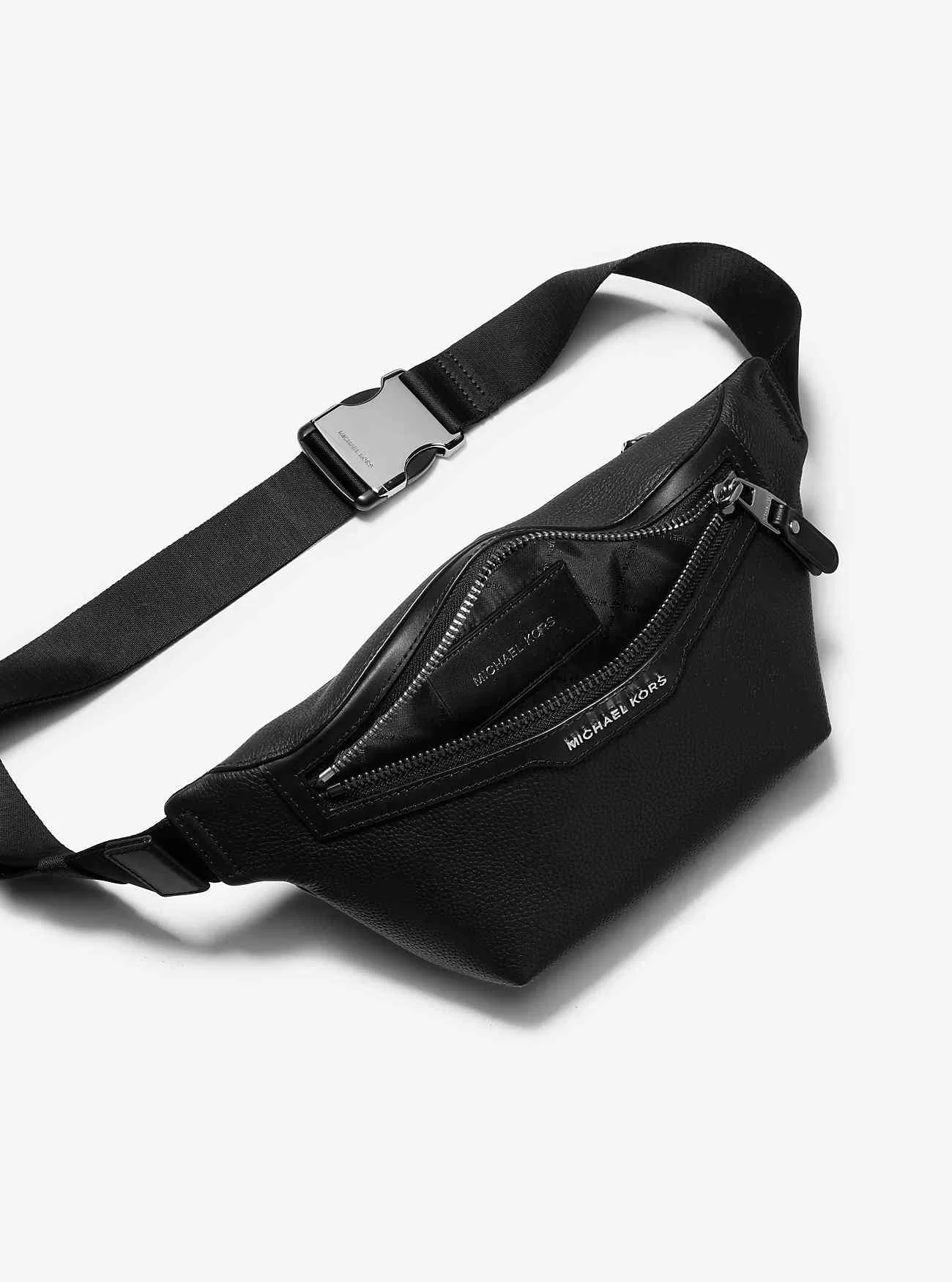 Hudson Pebbled Leather Sling Pack