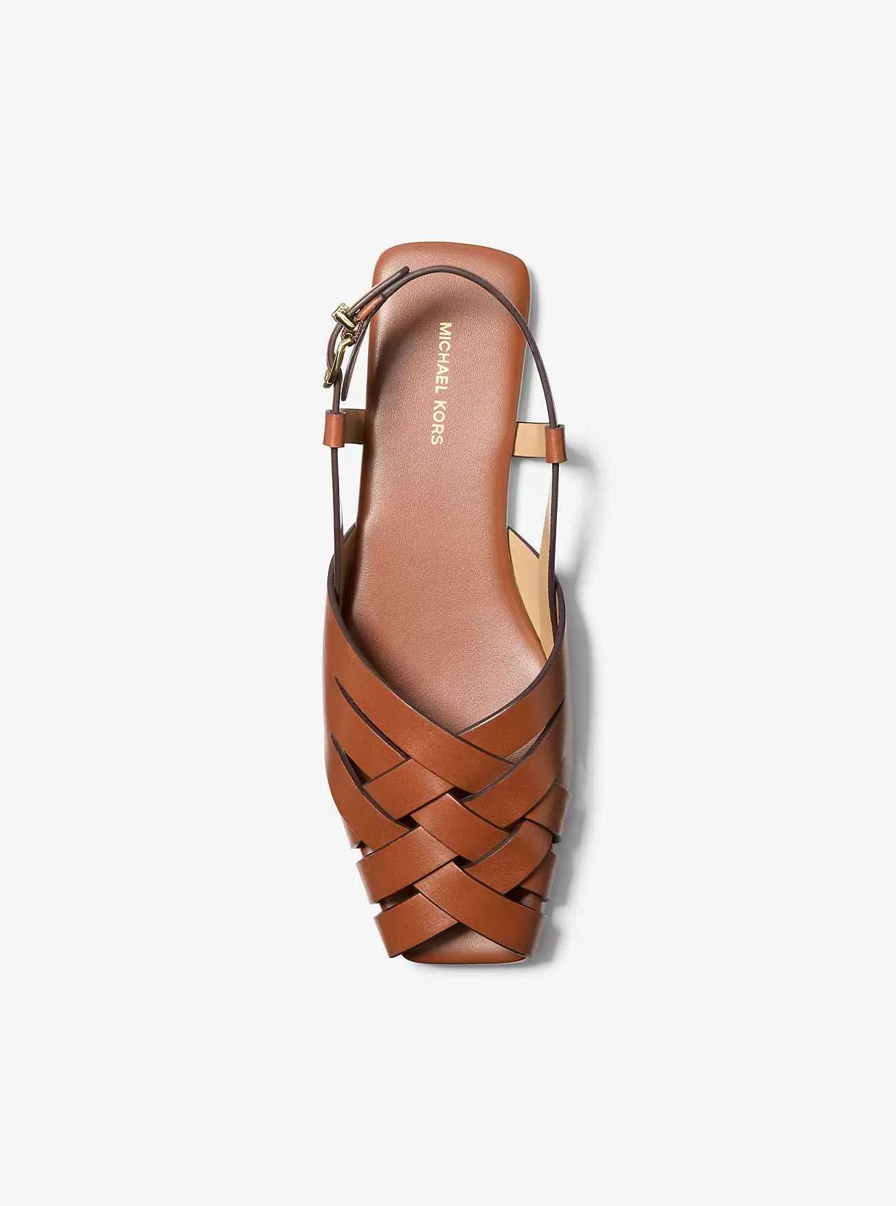 Irene Woven Leather Slingback Sandal Irene Woven Leather Slingback Sandal