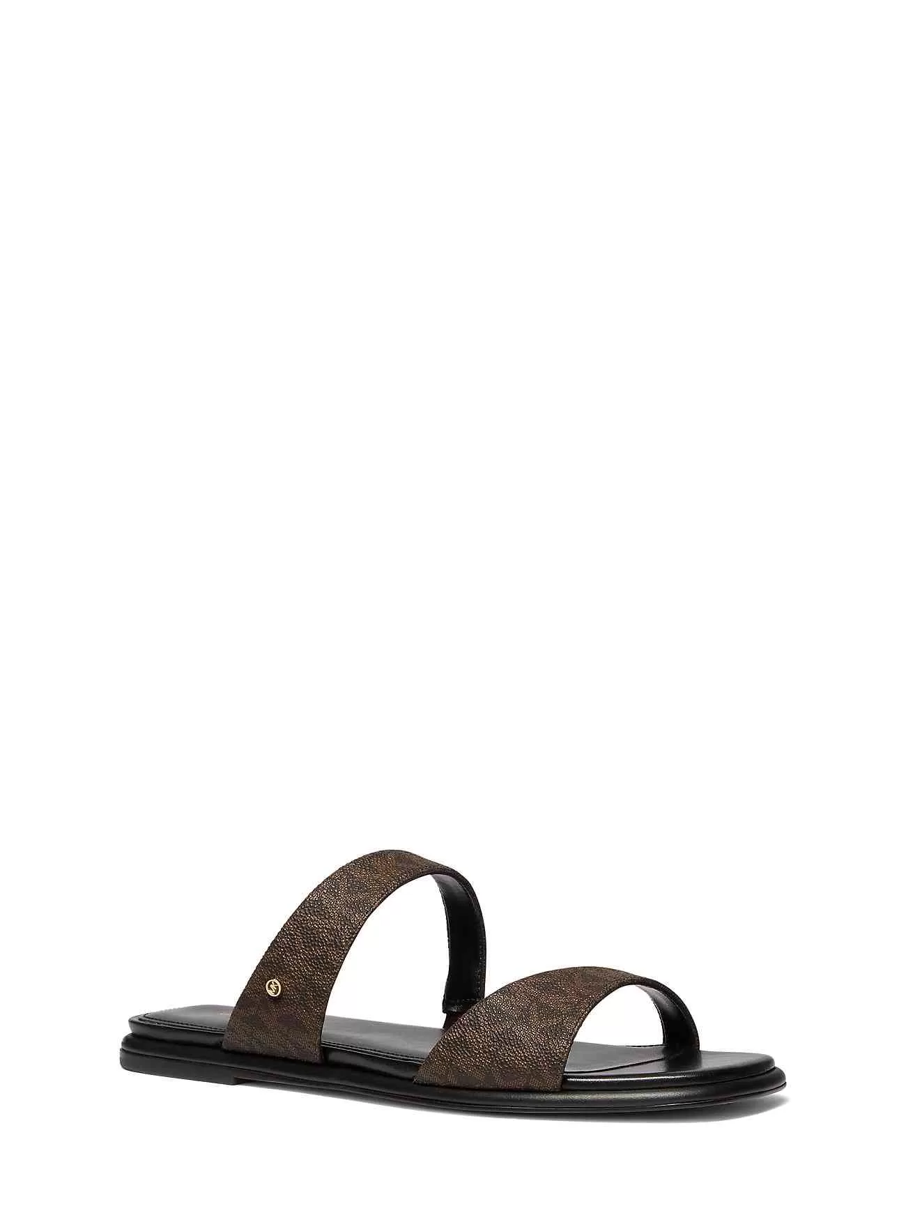 Jaida Signature Logo Flat Sandal