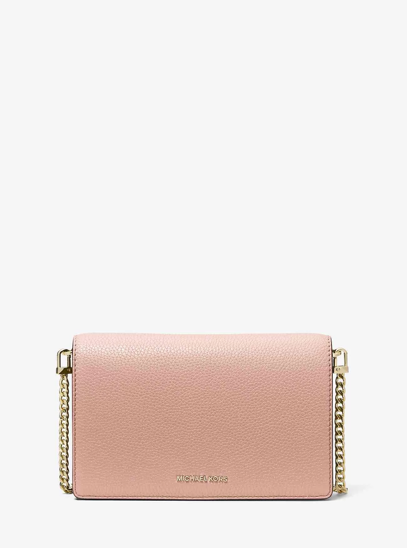 Jet Set Medium Pebbled Läder Crossbody-väska