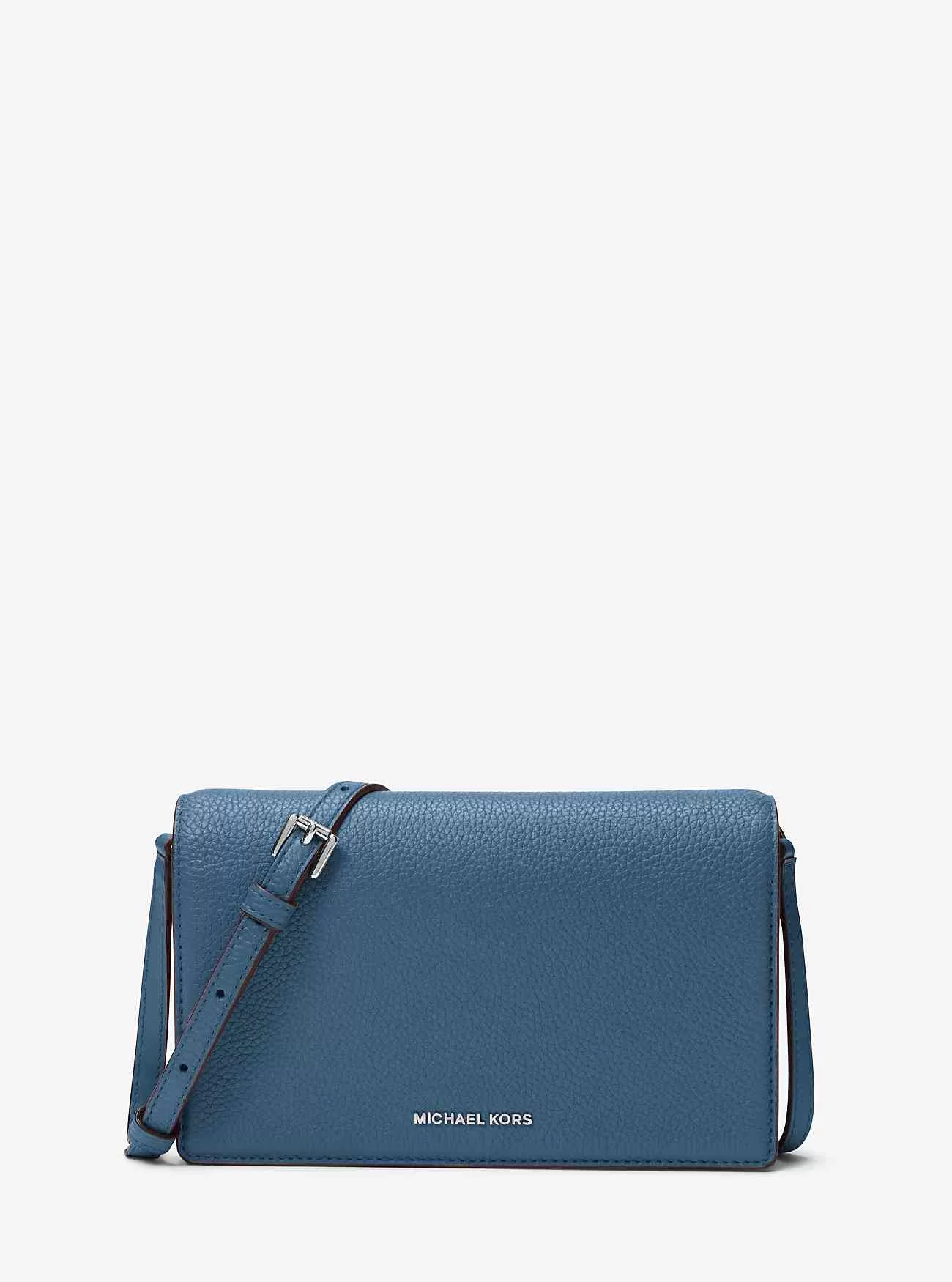 Jet Set Medium Pebbled Läder Crossbody-väska