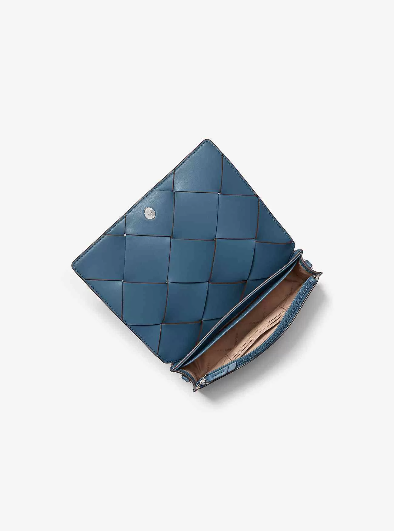 Jet Set Medium Woven Läder Crossbody-väska