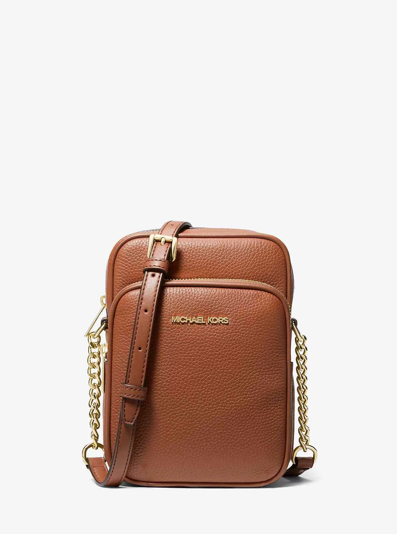 Jet Set Travel Medium Pebbled Läder Crossbody-väska