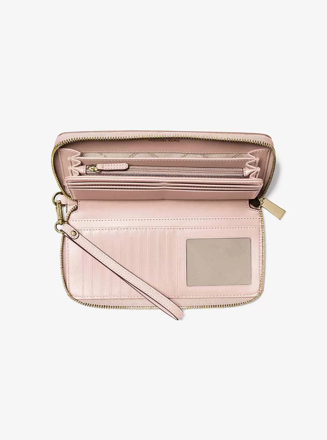 Jet Set Travel Stor Pebbled Läder Continental plånbok