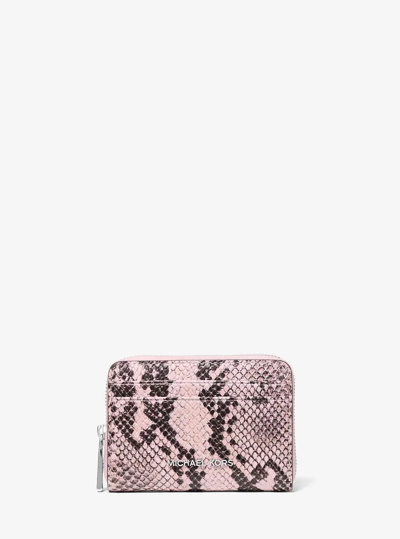 Jet Set liten ormpräglad läderplånbok