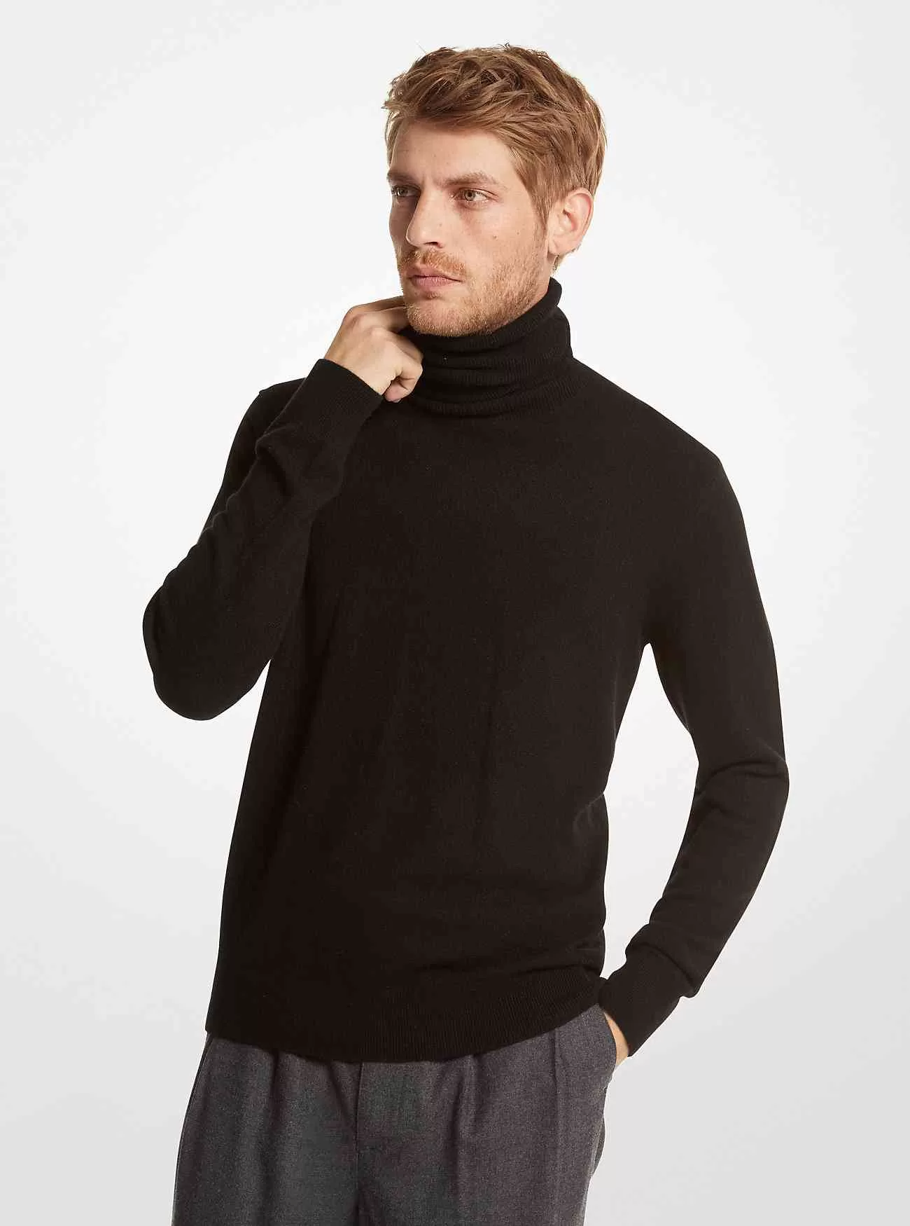 Kashmir tröja med turtleneck