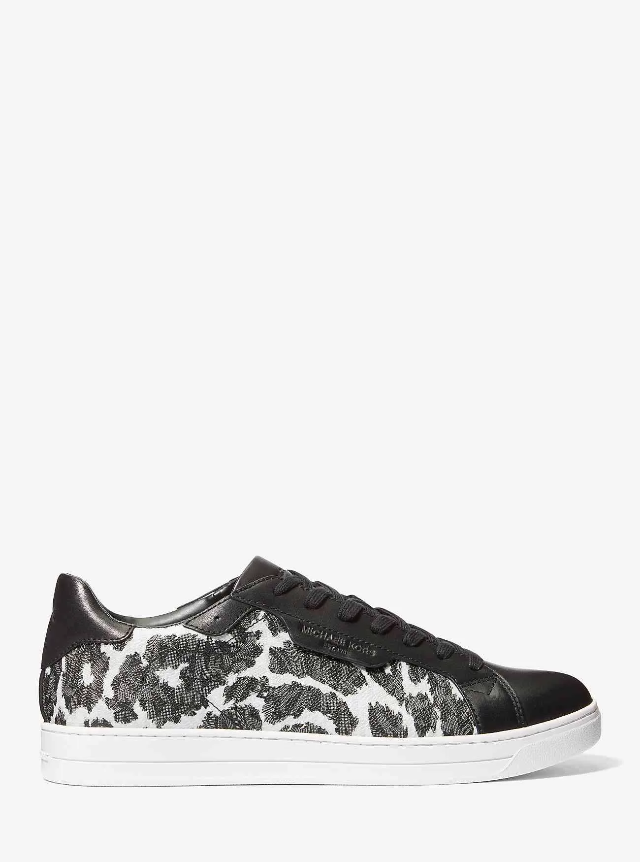 Keating Leopard Logo och Läder Sneaker