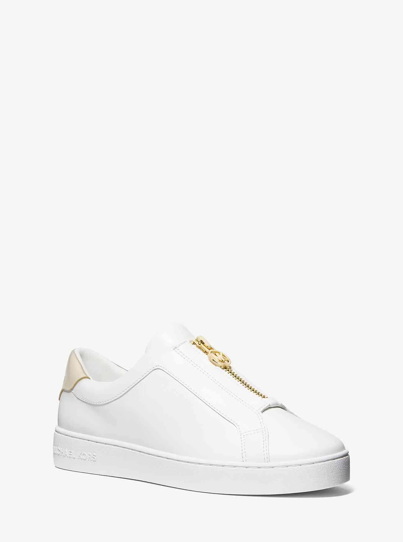 Keaton Läder Sneaker med dragkedja