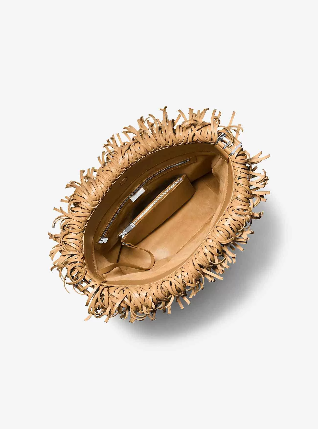 Kiera Handvävd Hobo-väska i läder