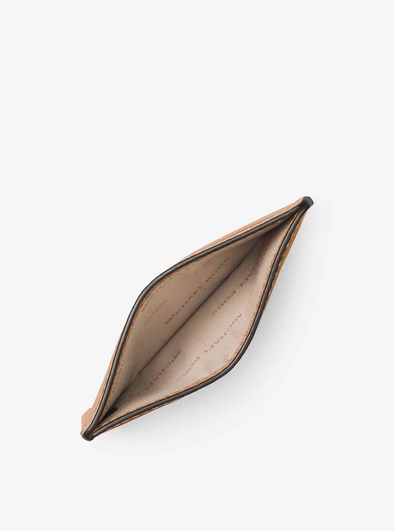 Kortfodral i stenigt läder