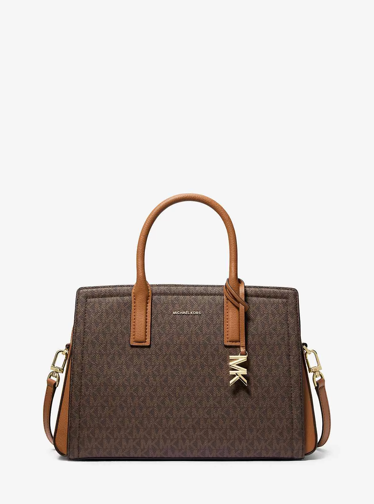 Laila Medium Signature Logo Satchel