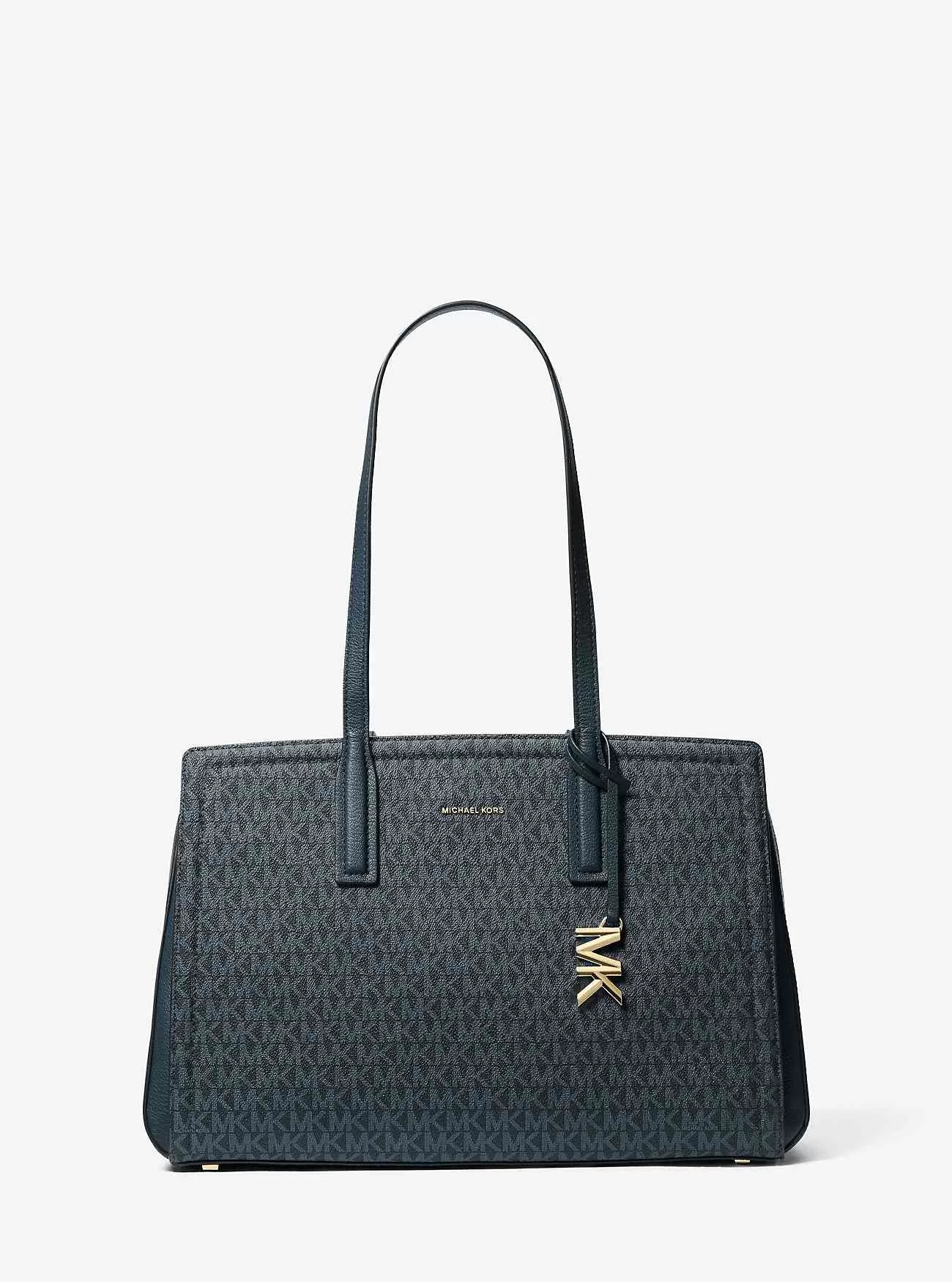 Laila Medium Signature-logotyp tygväska