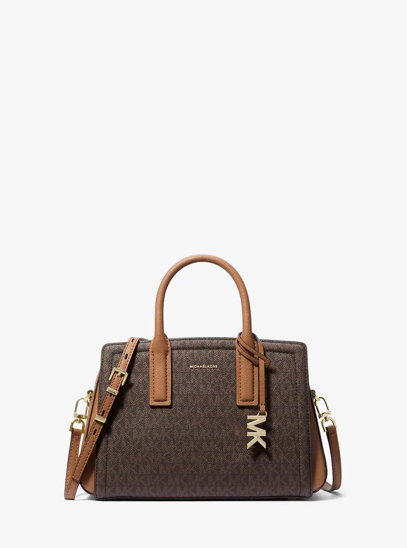 Laila Small Signature Logo Satchel