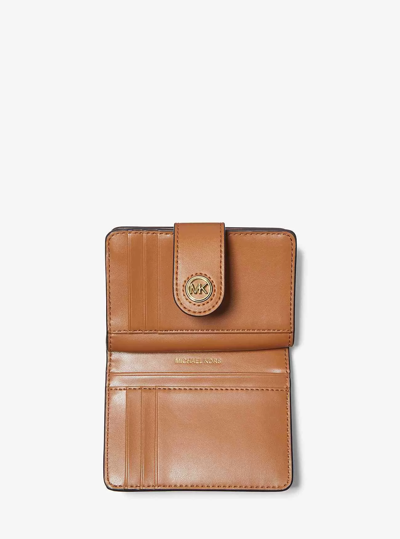 Liten plånbok med signaturlogotyp