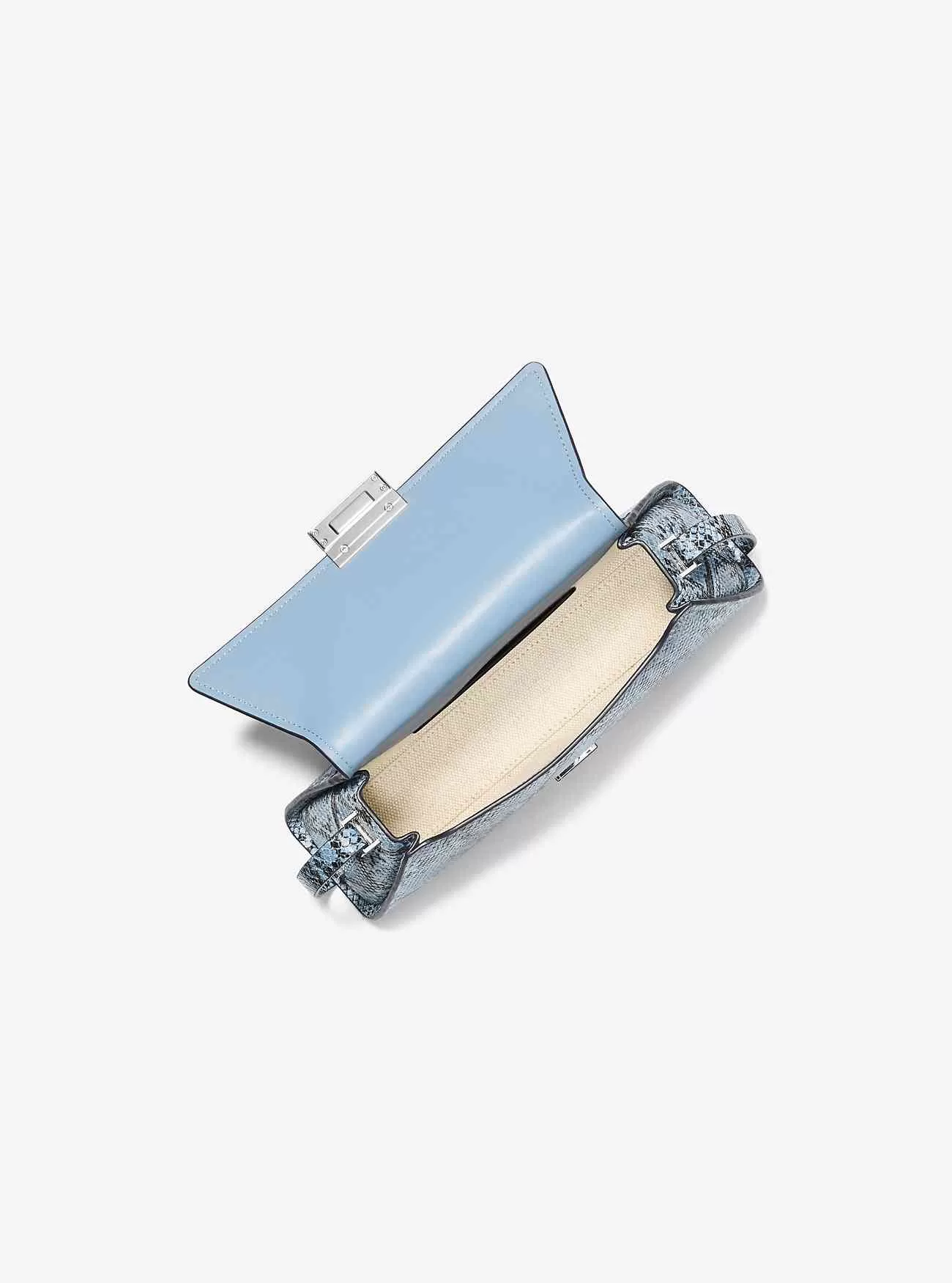 Ludlow Medium Snake Relief Läder Axelväska