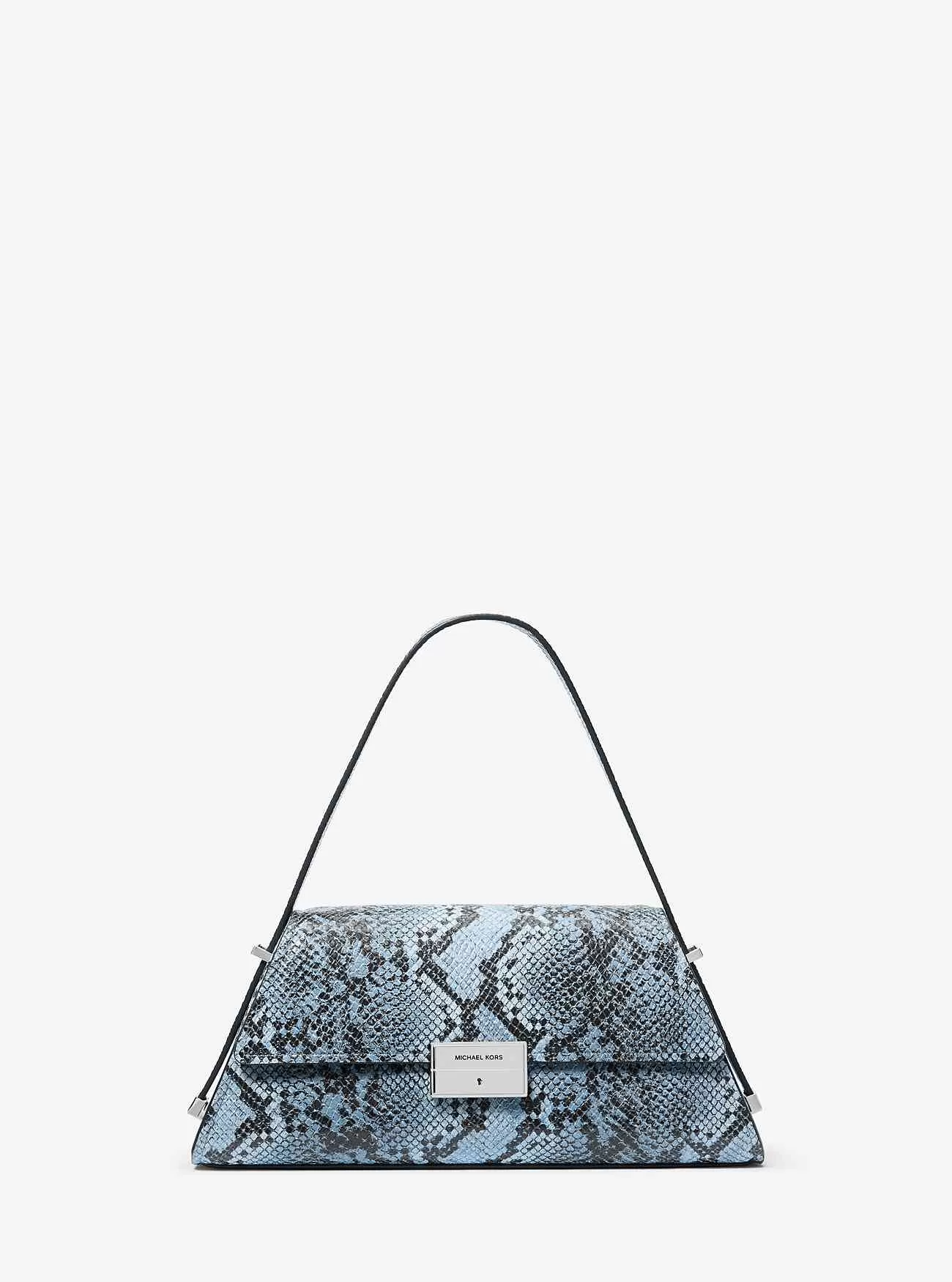 Ludlow Medium Snake Relief Läder Axelväska