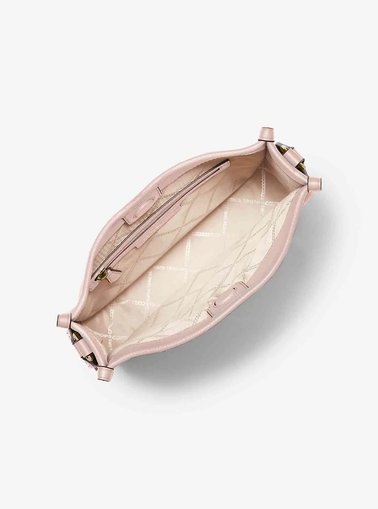 Luisa Stor Pebbled Läder Messenger Bag