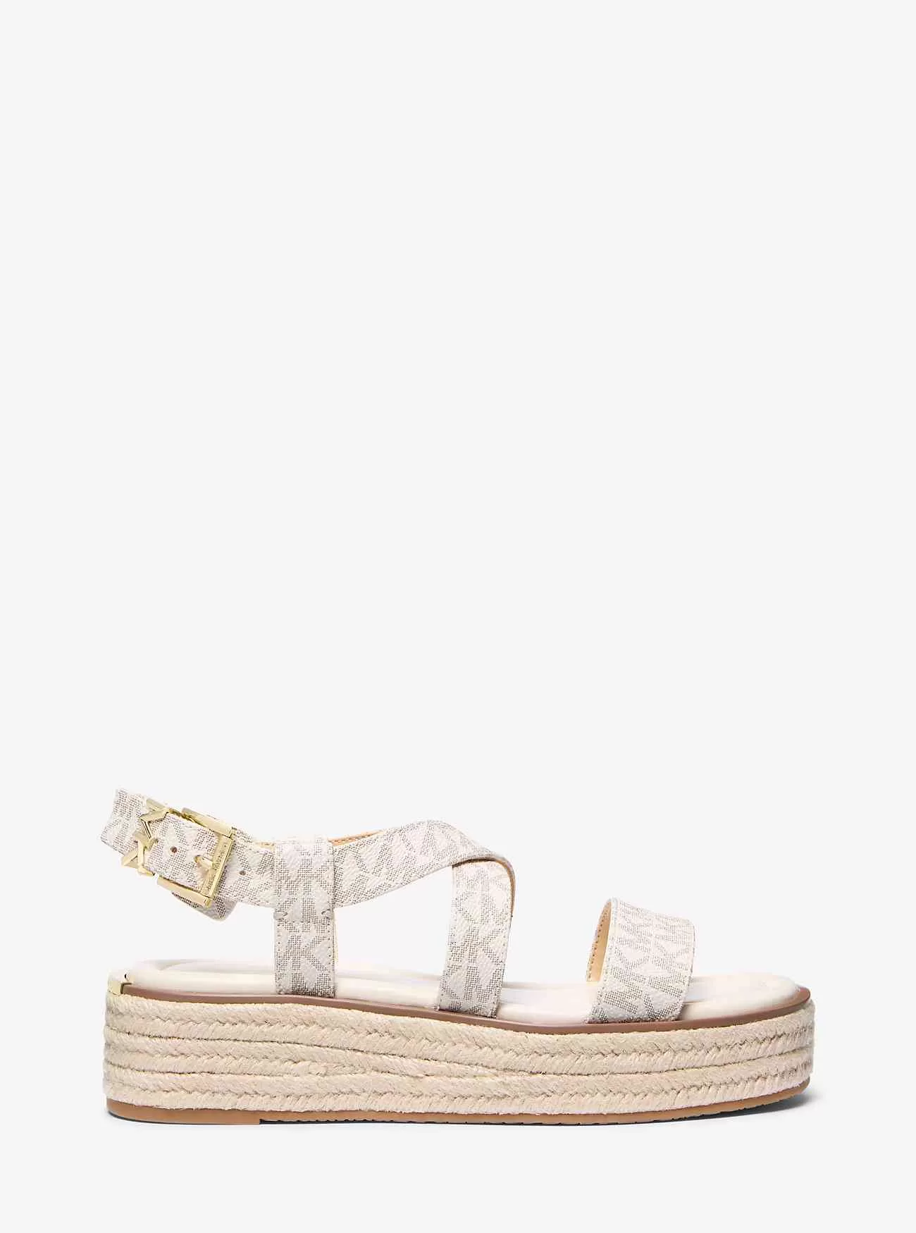 Lynn Signature Logo Platform Espadrille Sandal